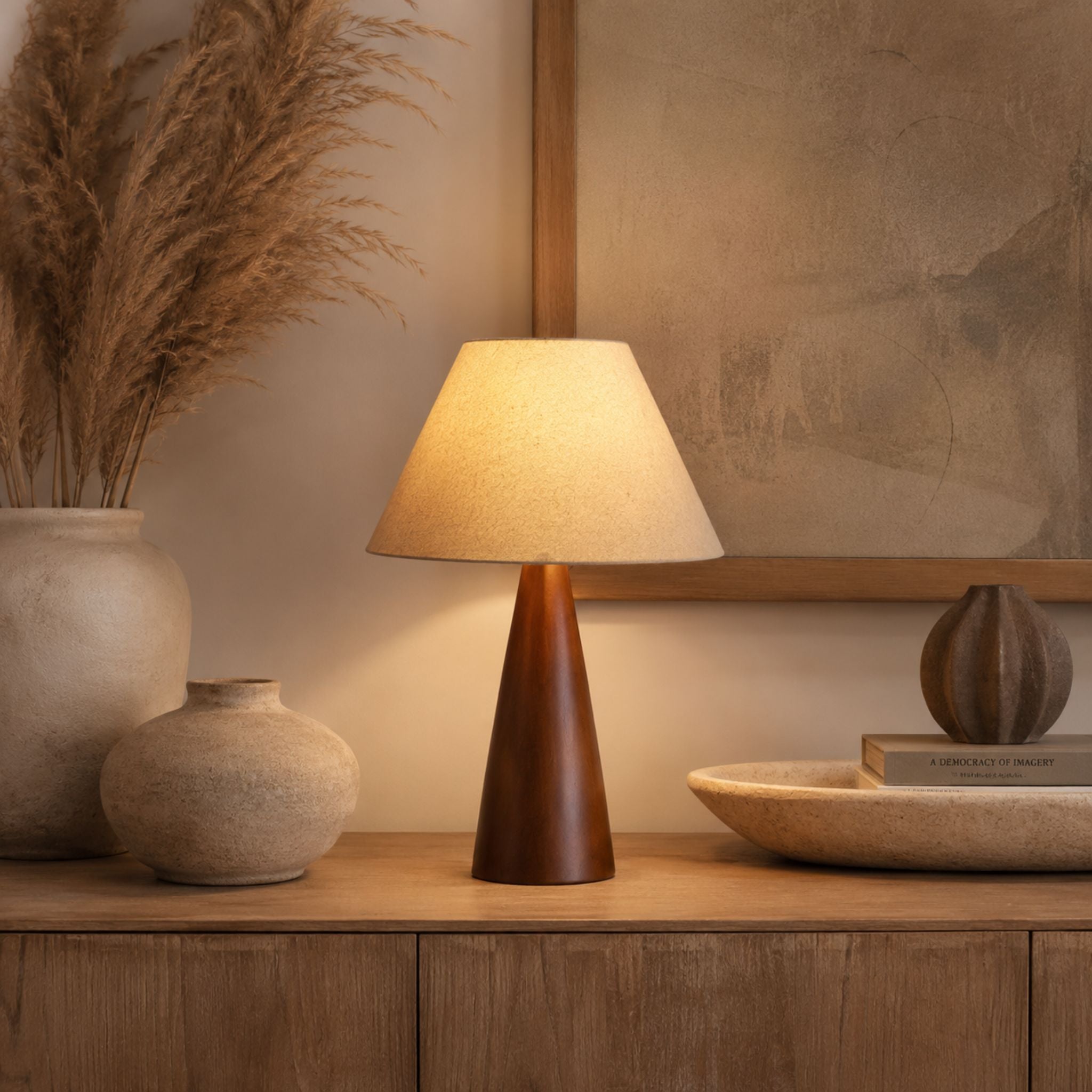 The Timber Glow Table Lamp