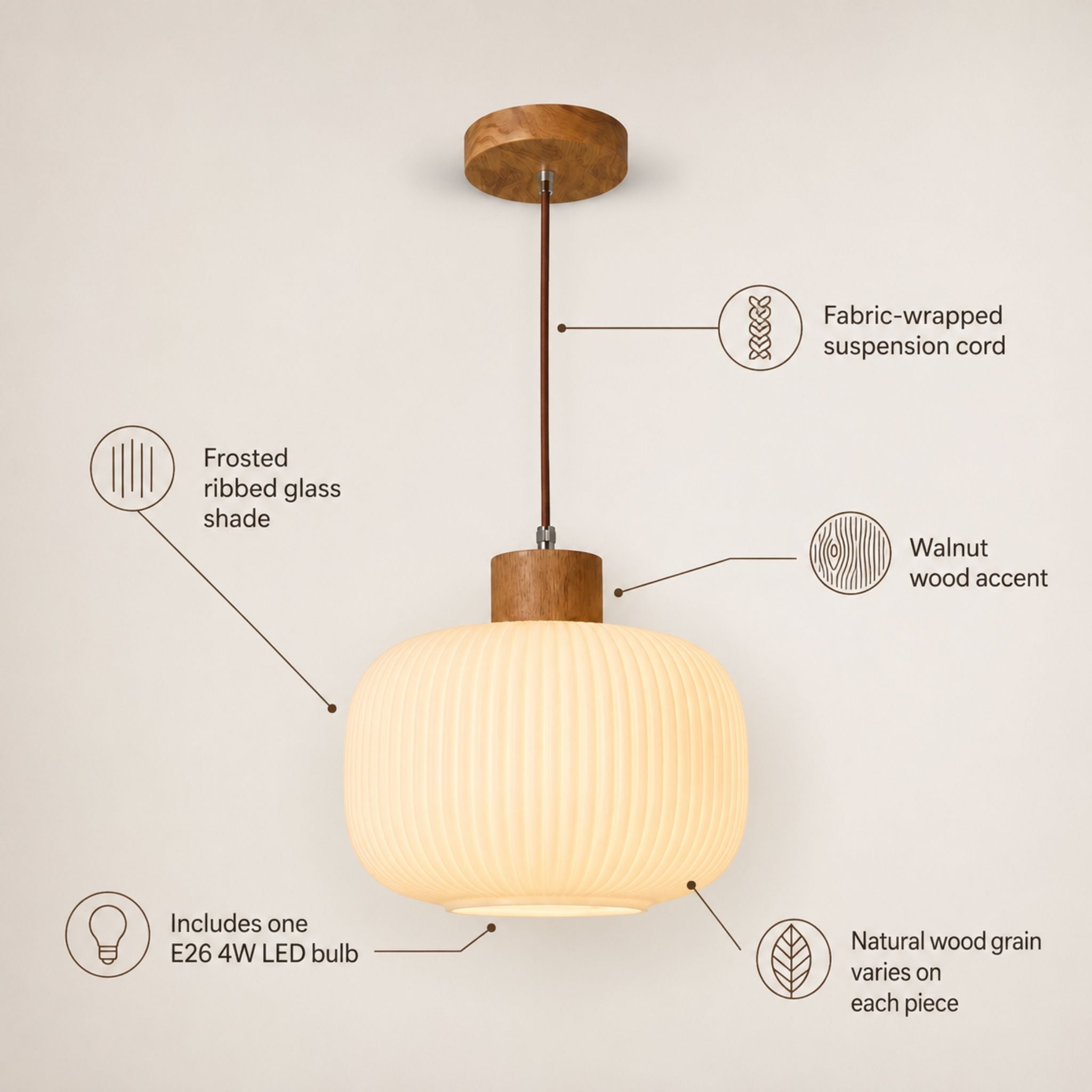The Warm Glow Pendant Lamp