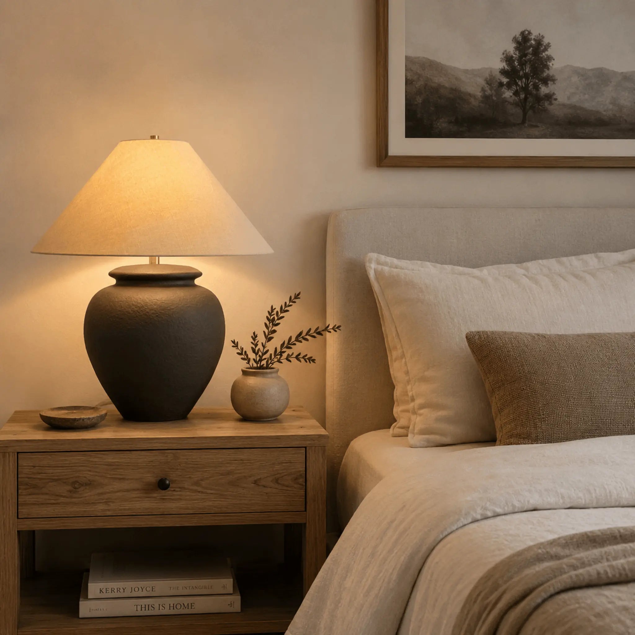 The Grounded Ceramic Table Lamp