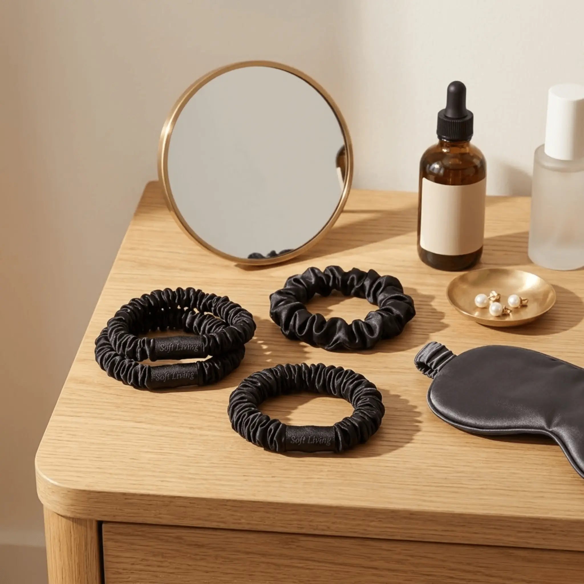 The Everyday Silk Hair Scrunchie Set