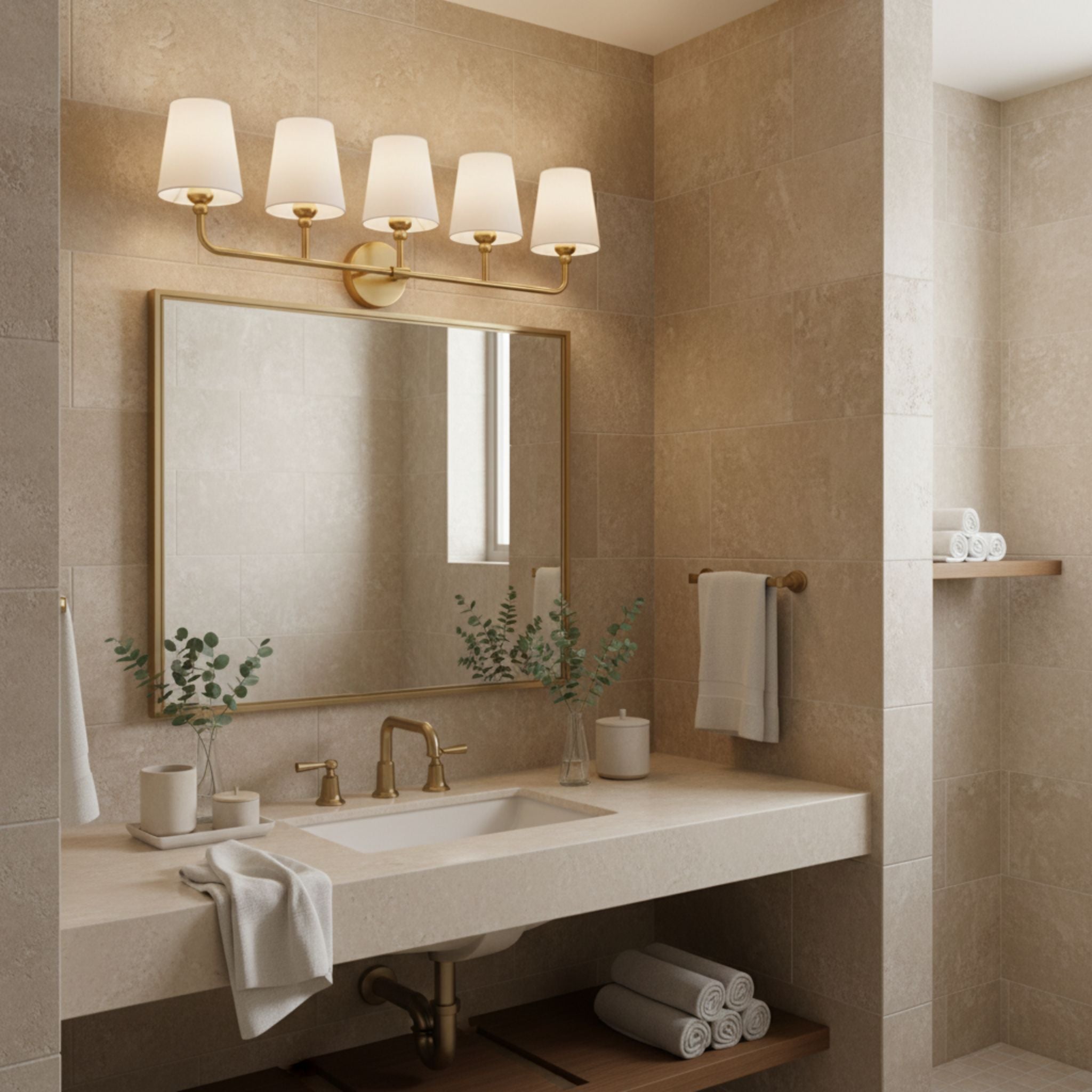 The Aria 5-Light Vanity Light
