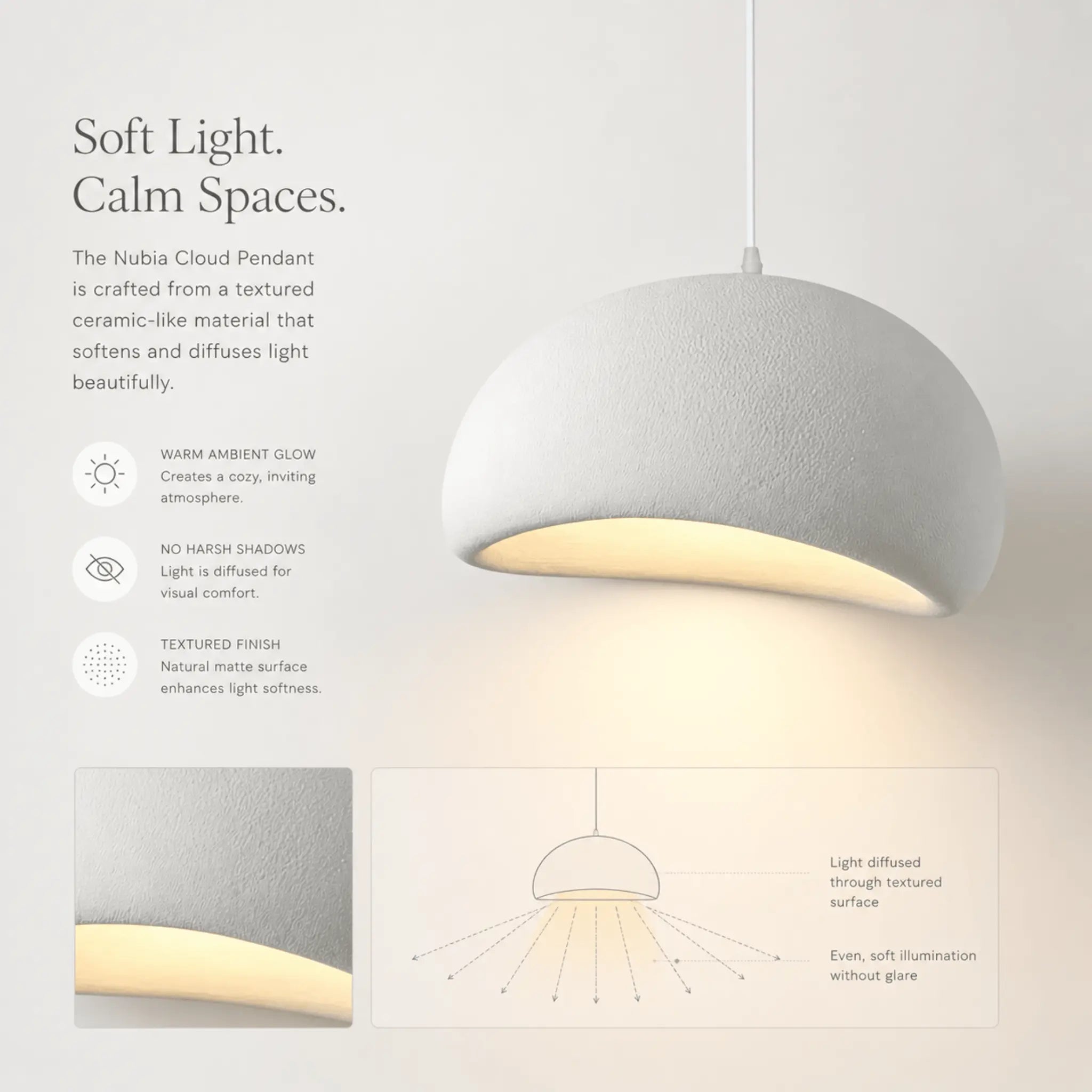 The Cloud Drift Pendant Light