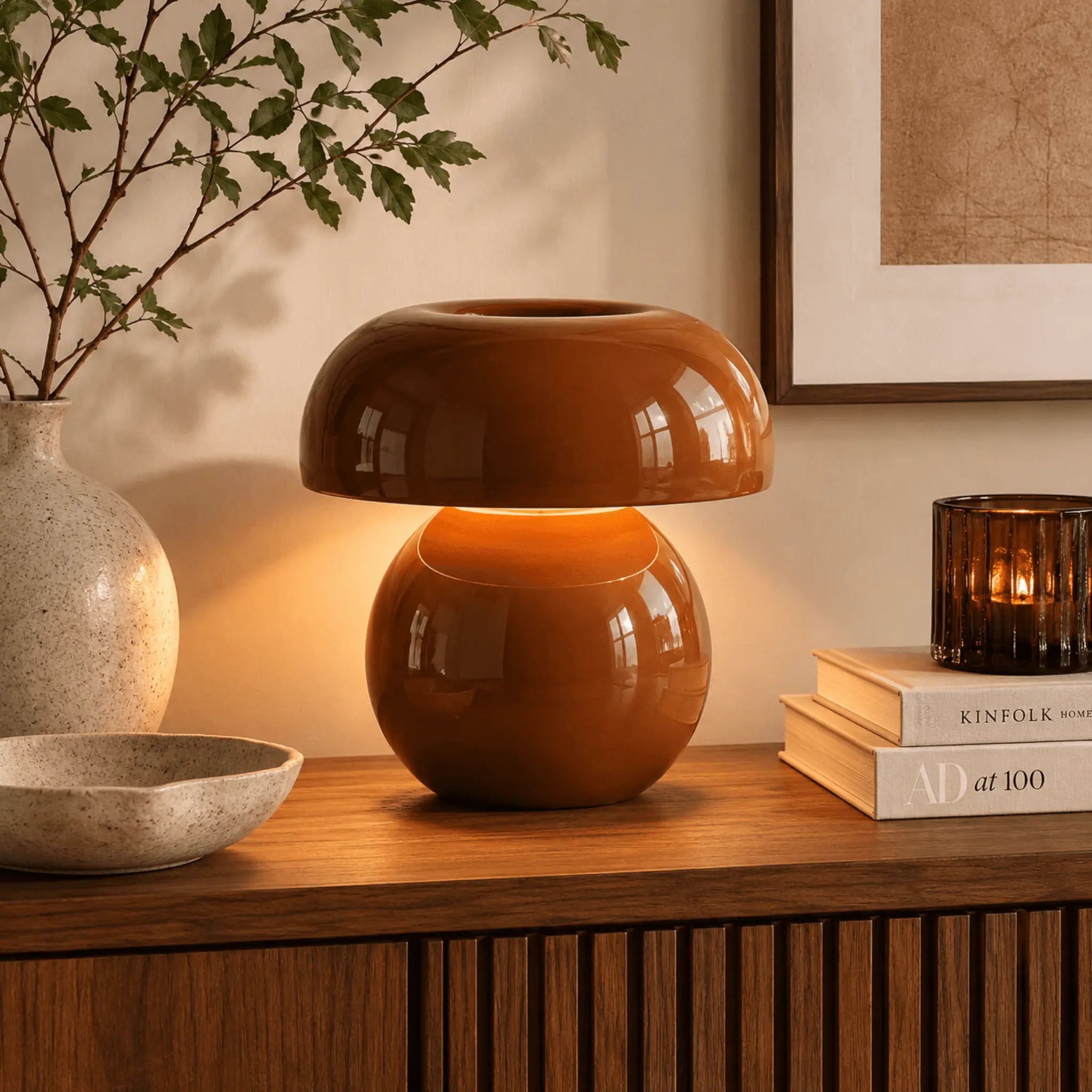 The Cozy Glow Bobbin Lamp