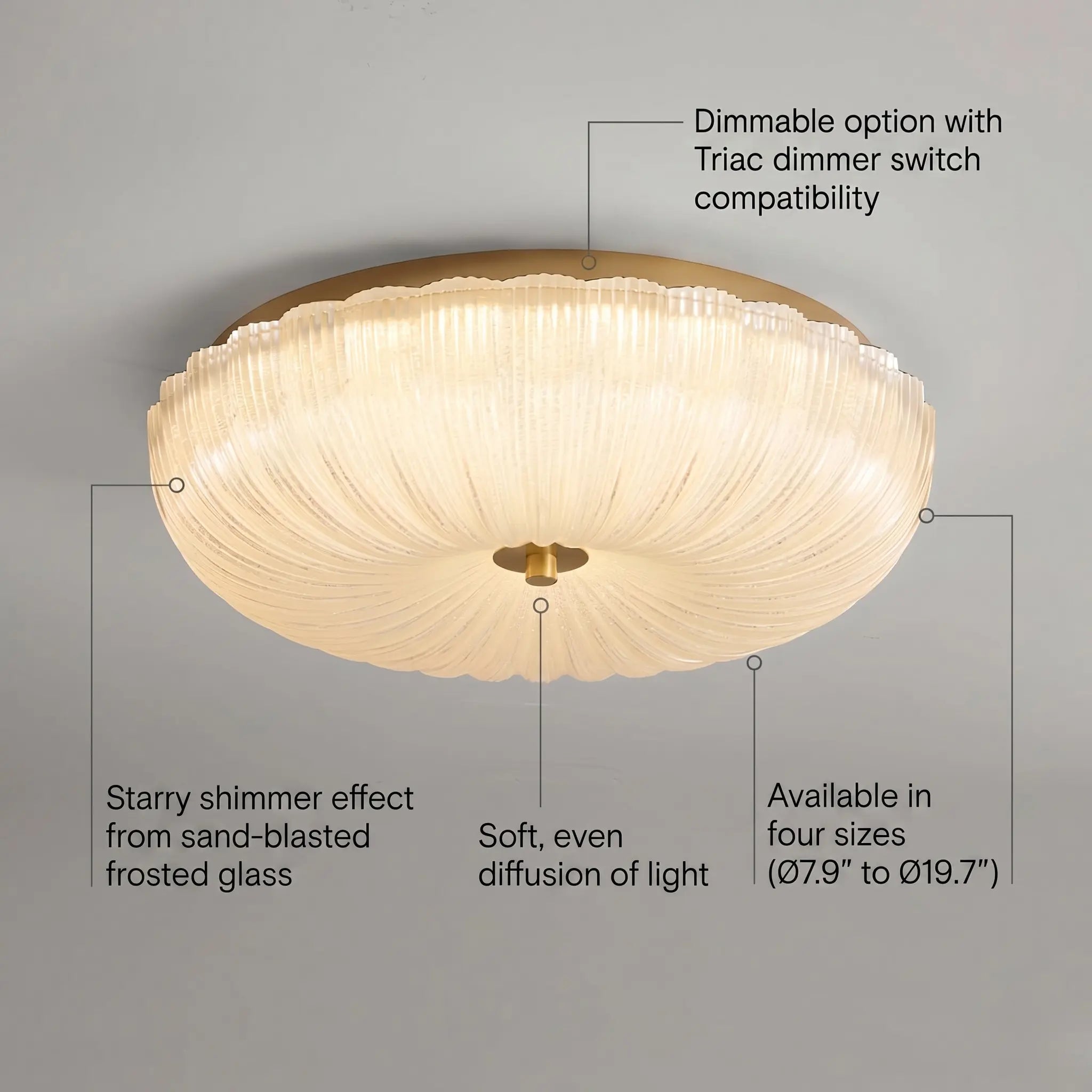 The Starry Ripple Ceiling Light