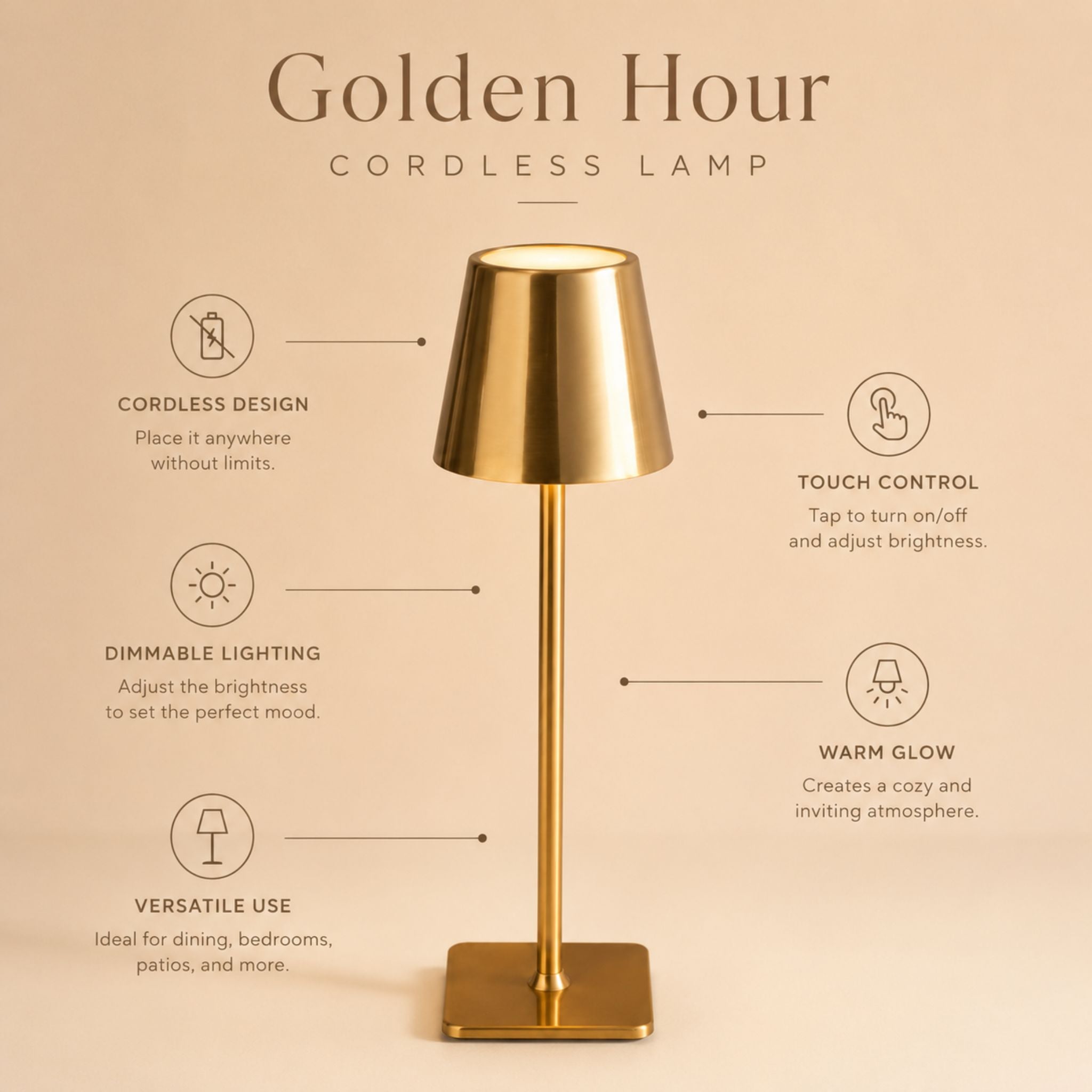 The Golden Hour Cordless Lamp
