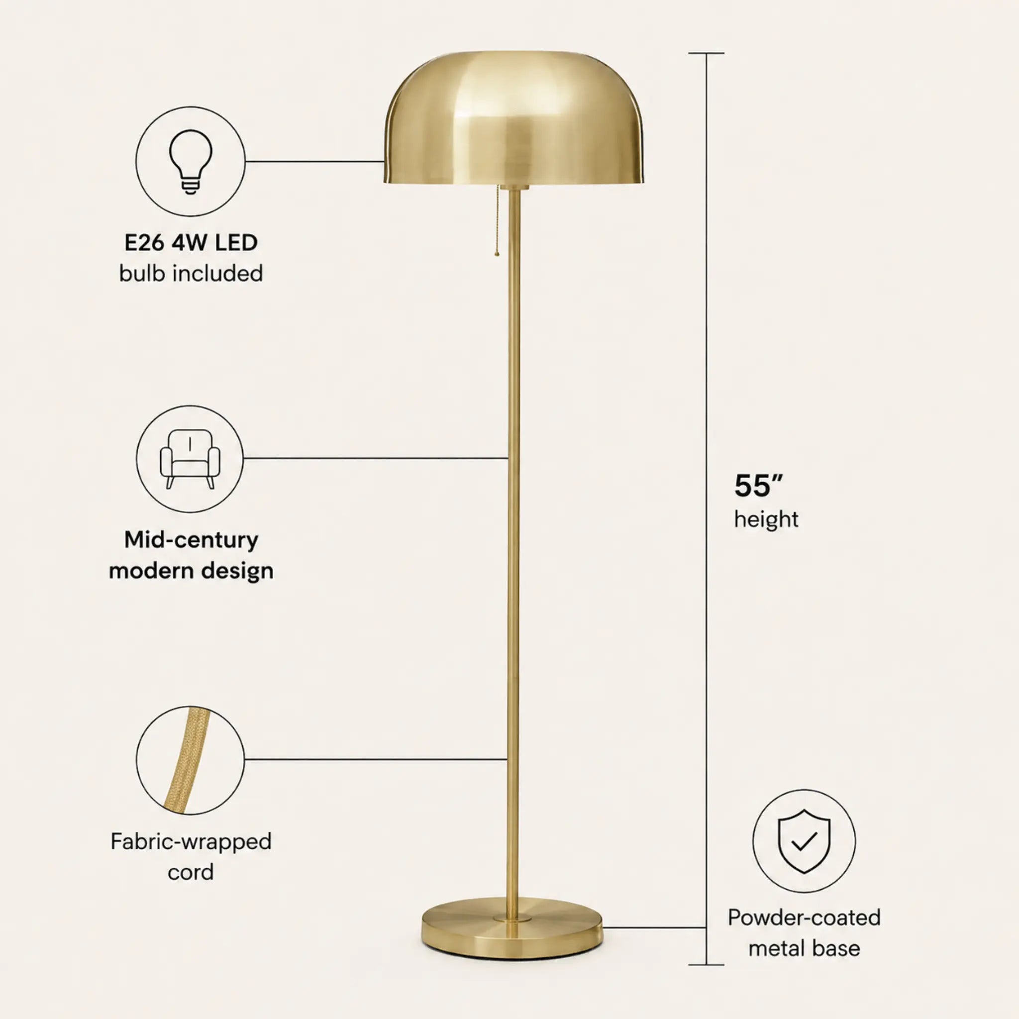 The Quiet Corner Floor Lamp