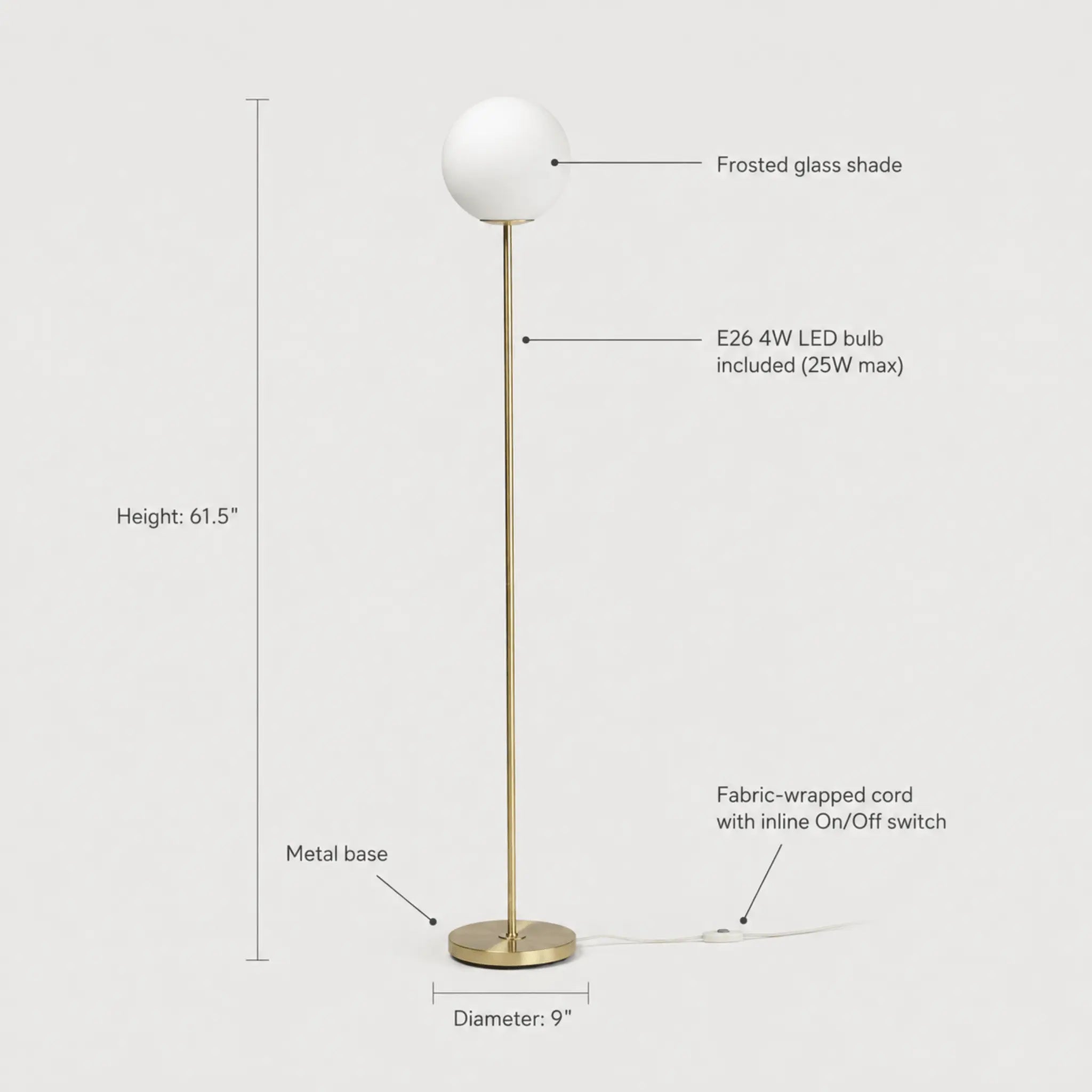 The Moon Glow Floor Lamp