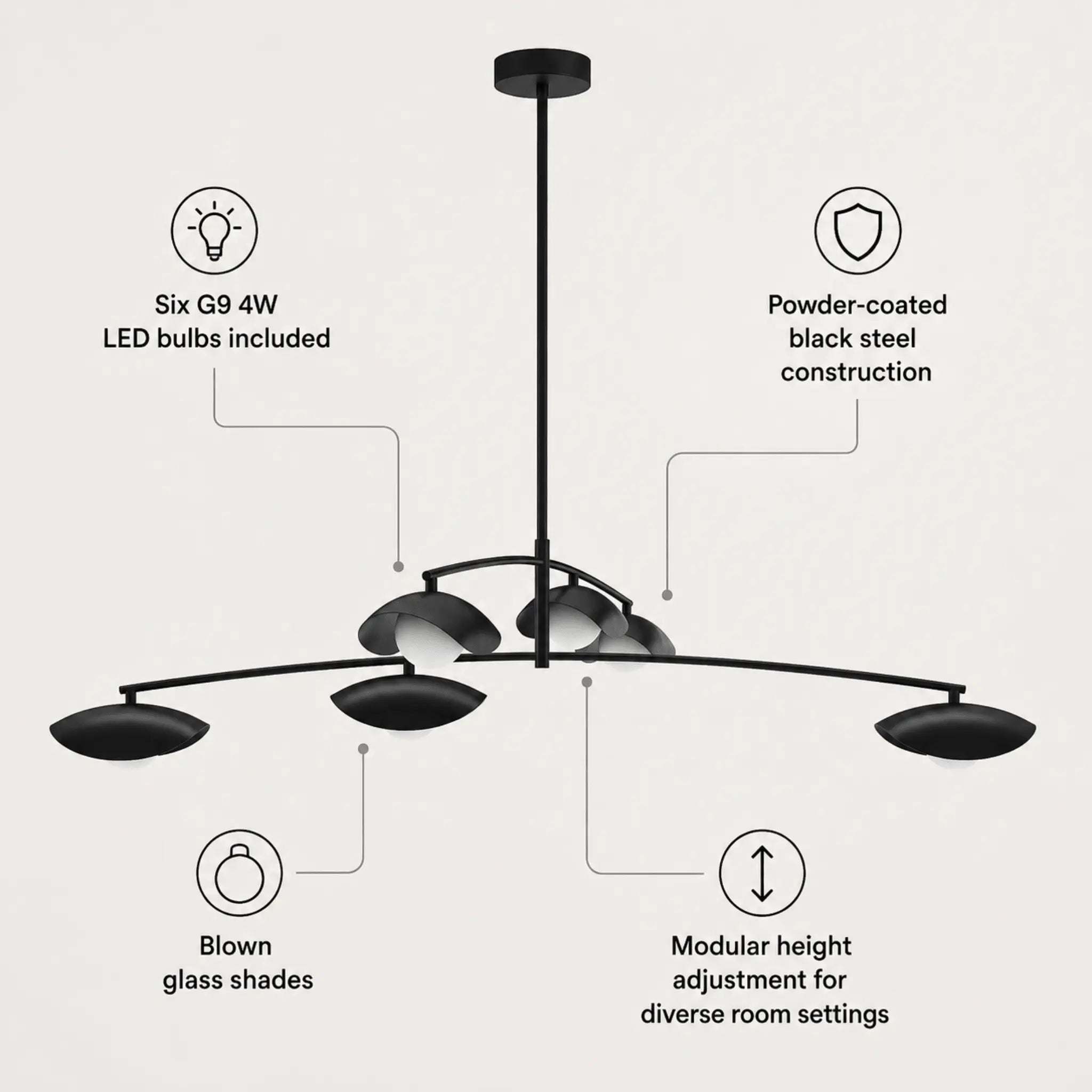 The Organic Form Chandelier