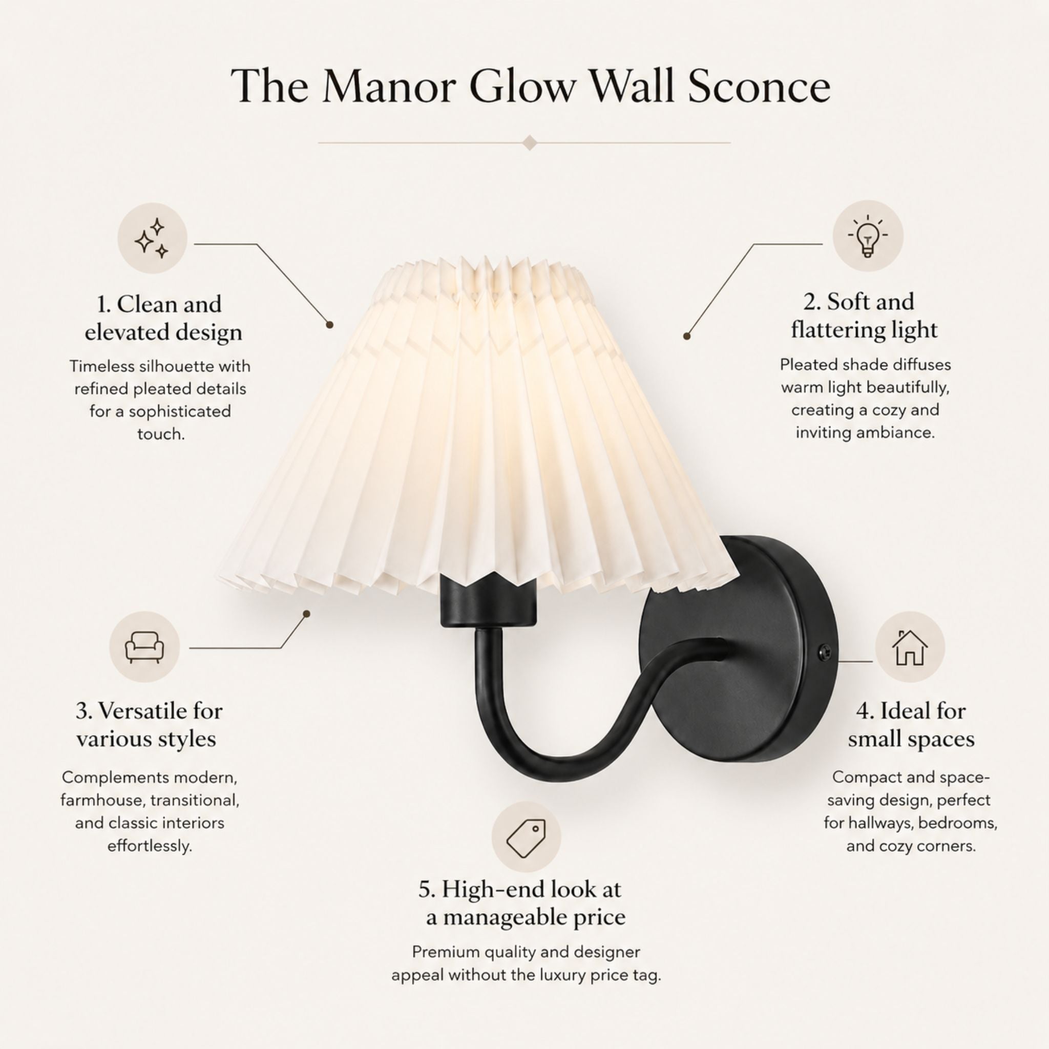 The Manor Glow Wall Sconce