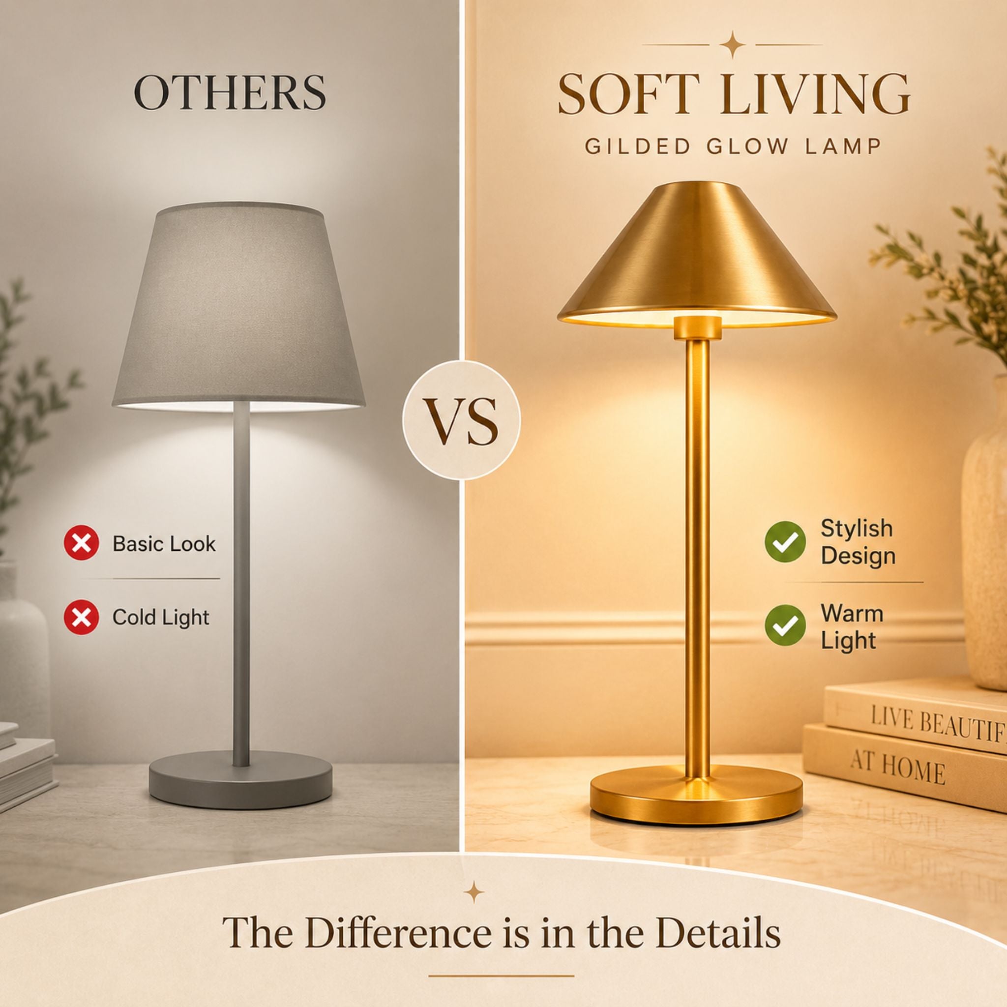 The Gilded Glow Lamp