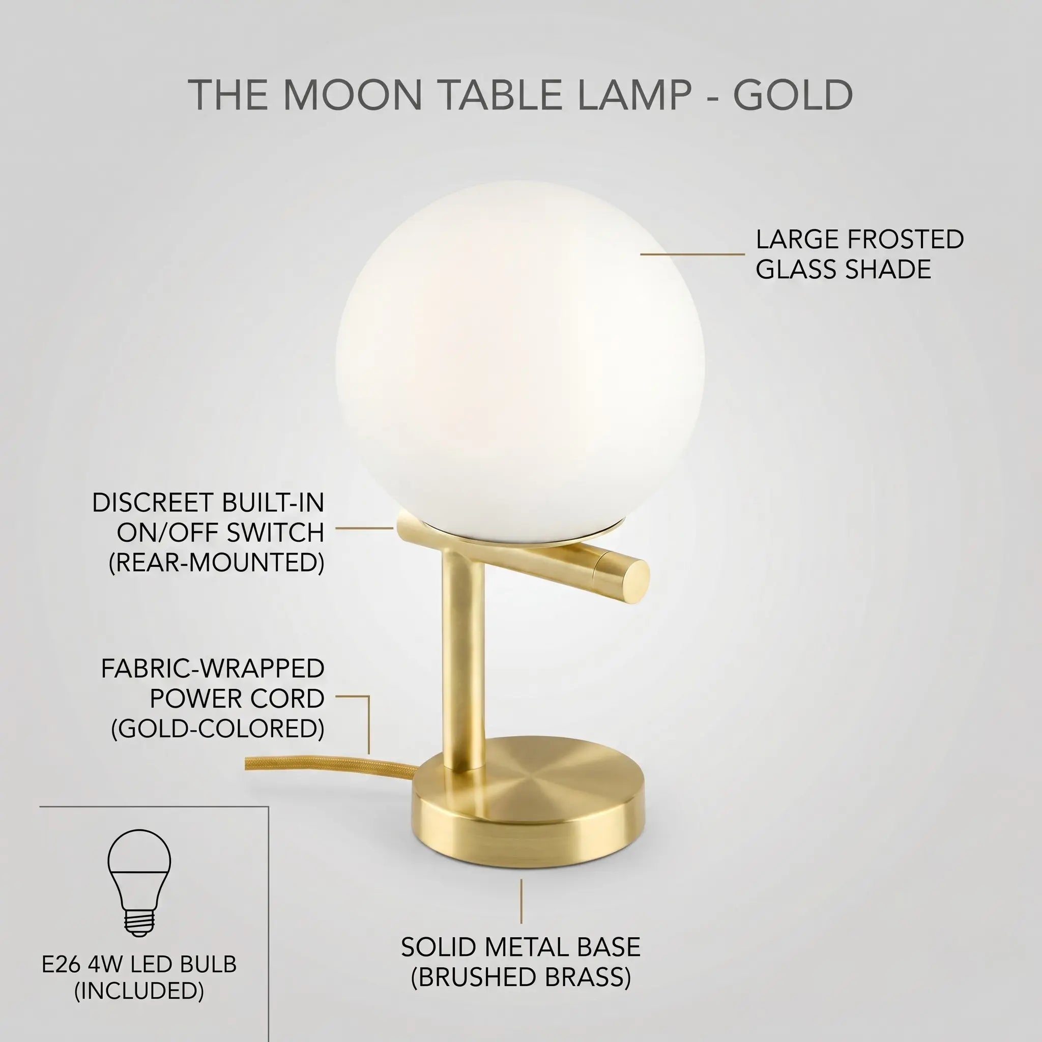 The Bedside Moon Lamp