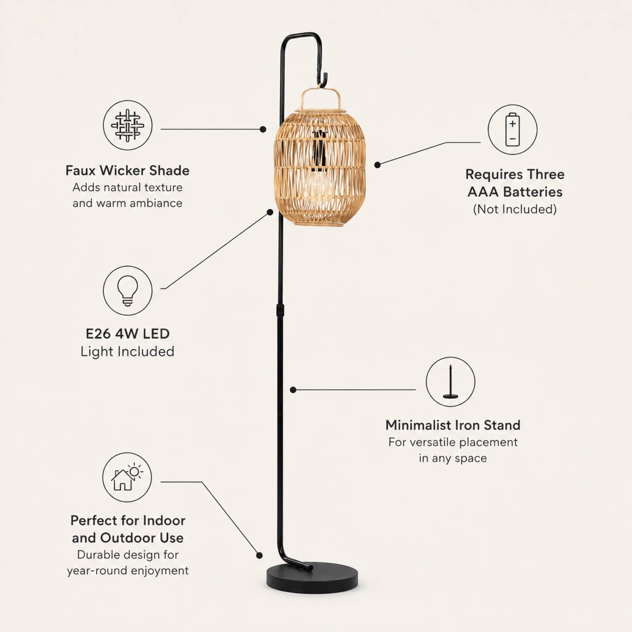 The Cordless Patio Lantern