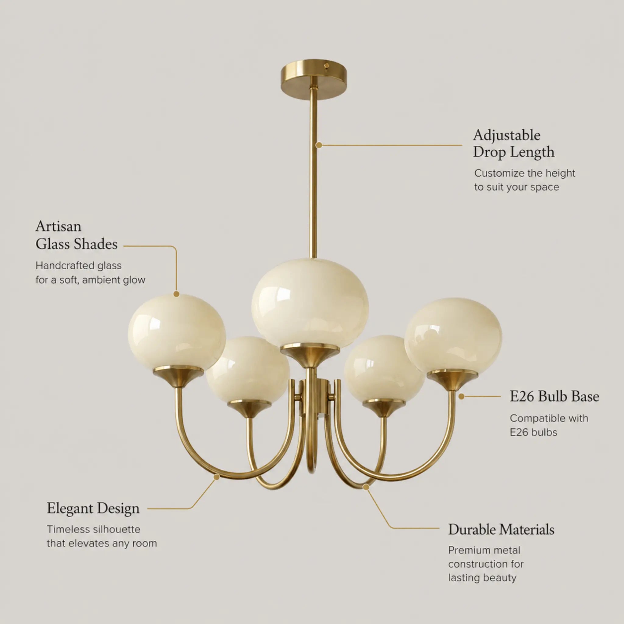 The Cloud Glass Chandelier