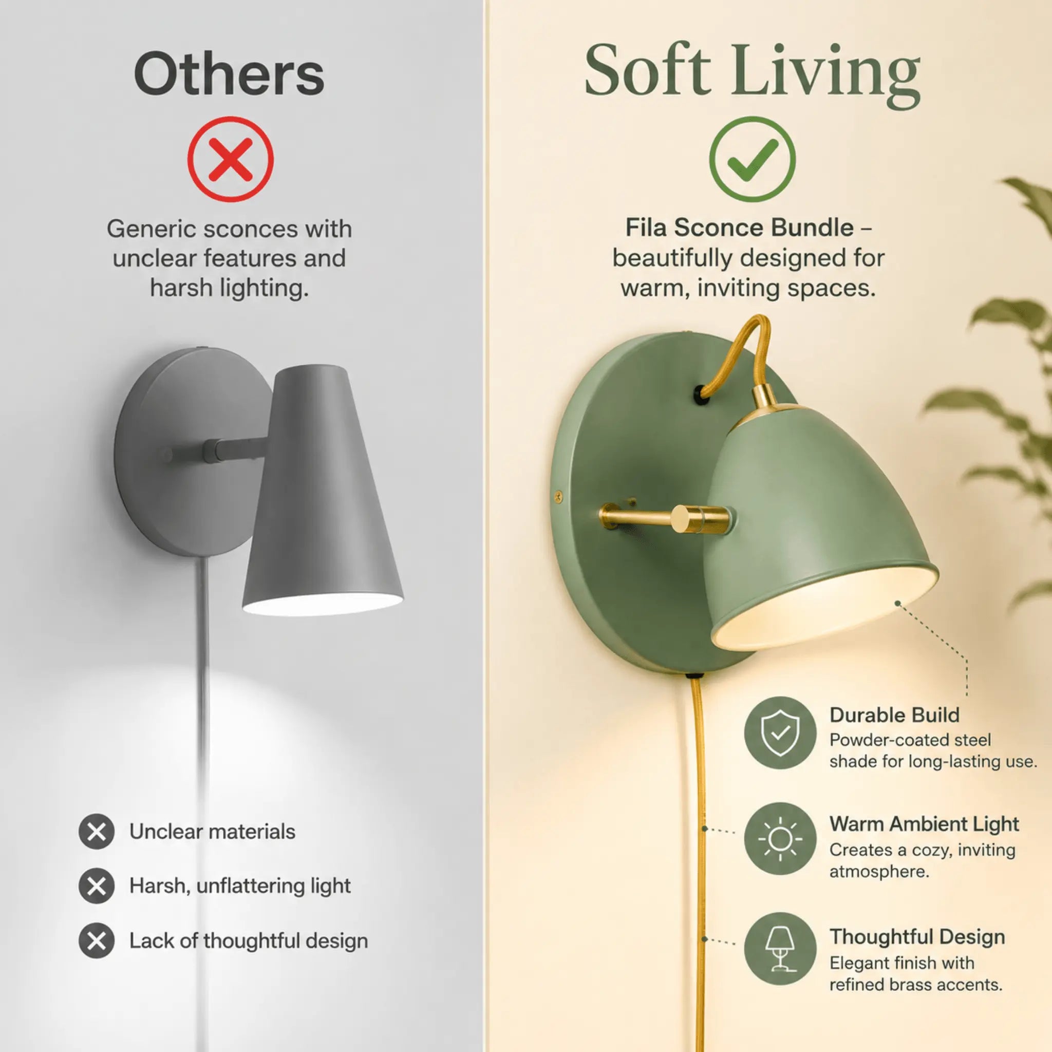 The Quiet Corner Sconce Set