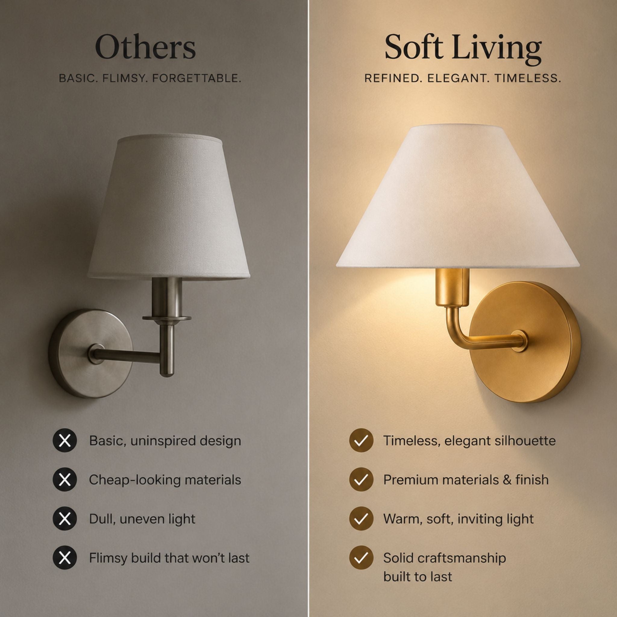 The Quiet Luxury Wall Sconce