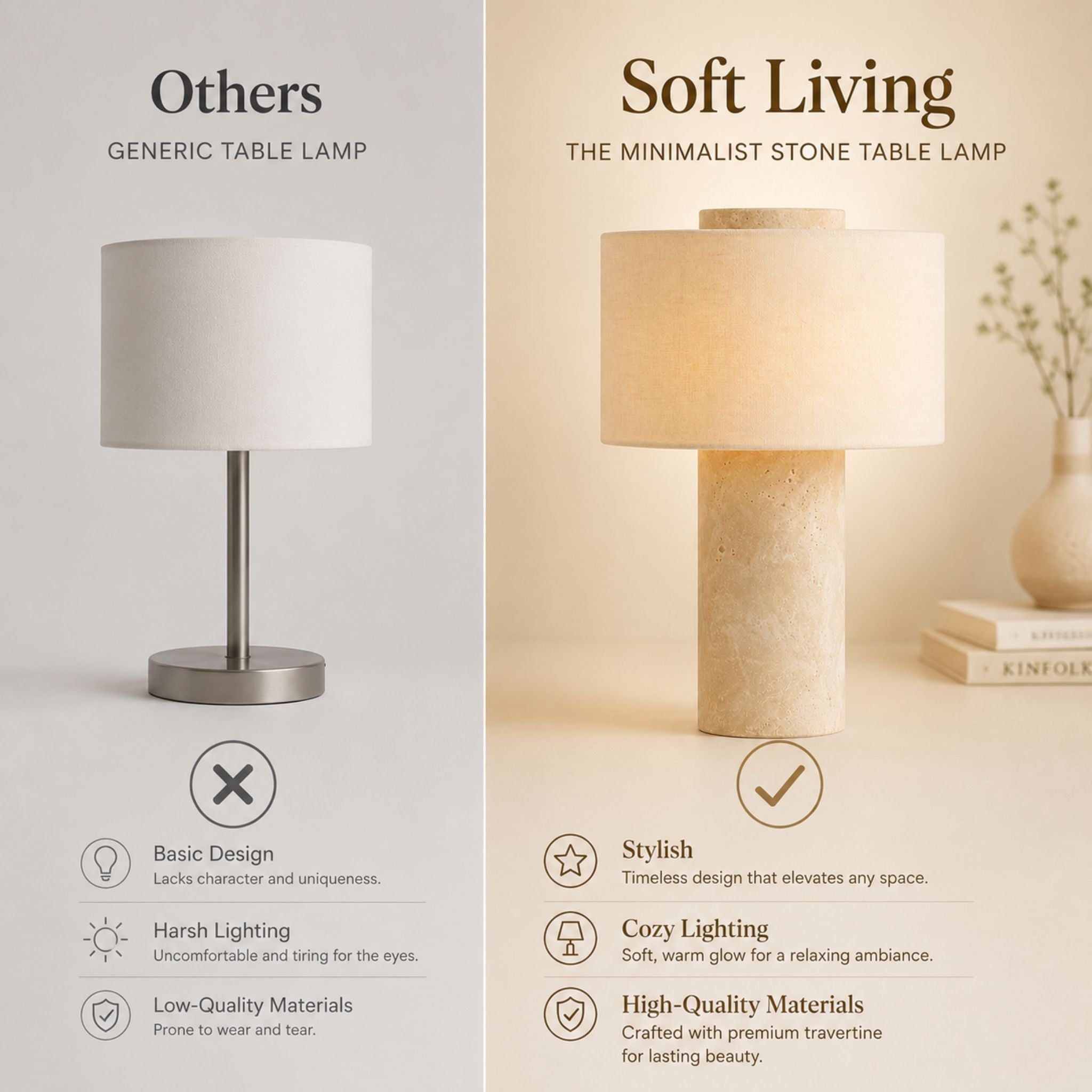 The Minimalist Stone Table Lamp