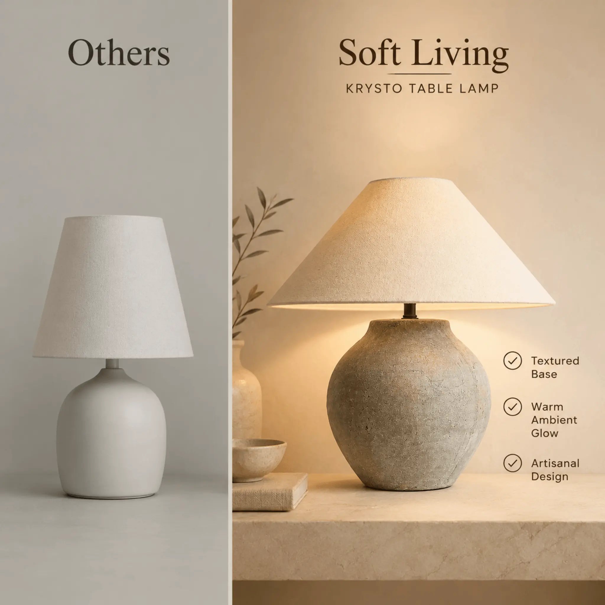 The Quiet Stoneware Lamp