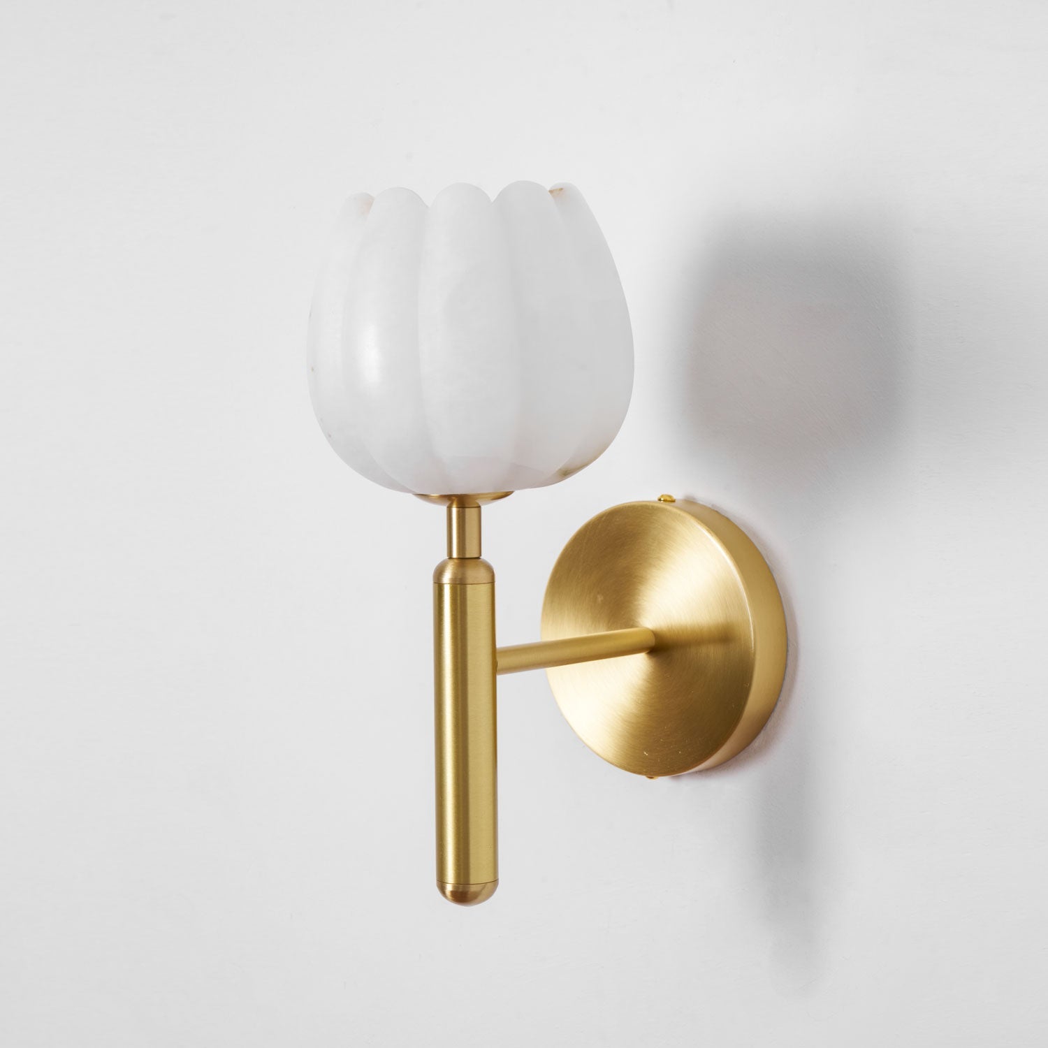 The Alabaster Bloom Wall Light