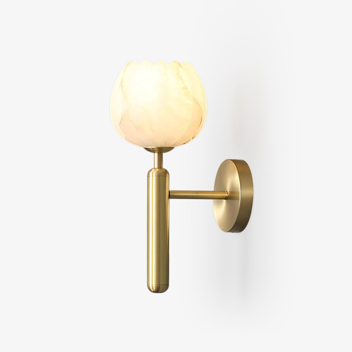 The Alabaster Bloom Wall Light