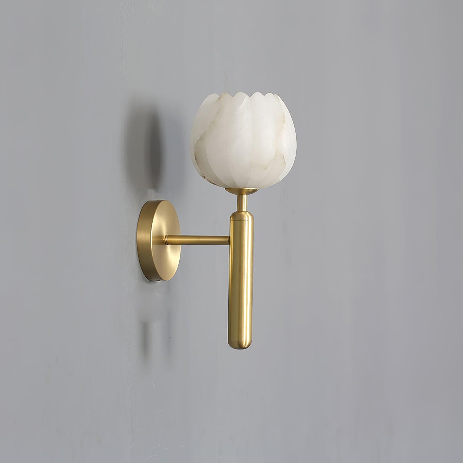The Alabaster Bloom Wall Light
