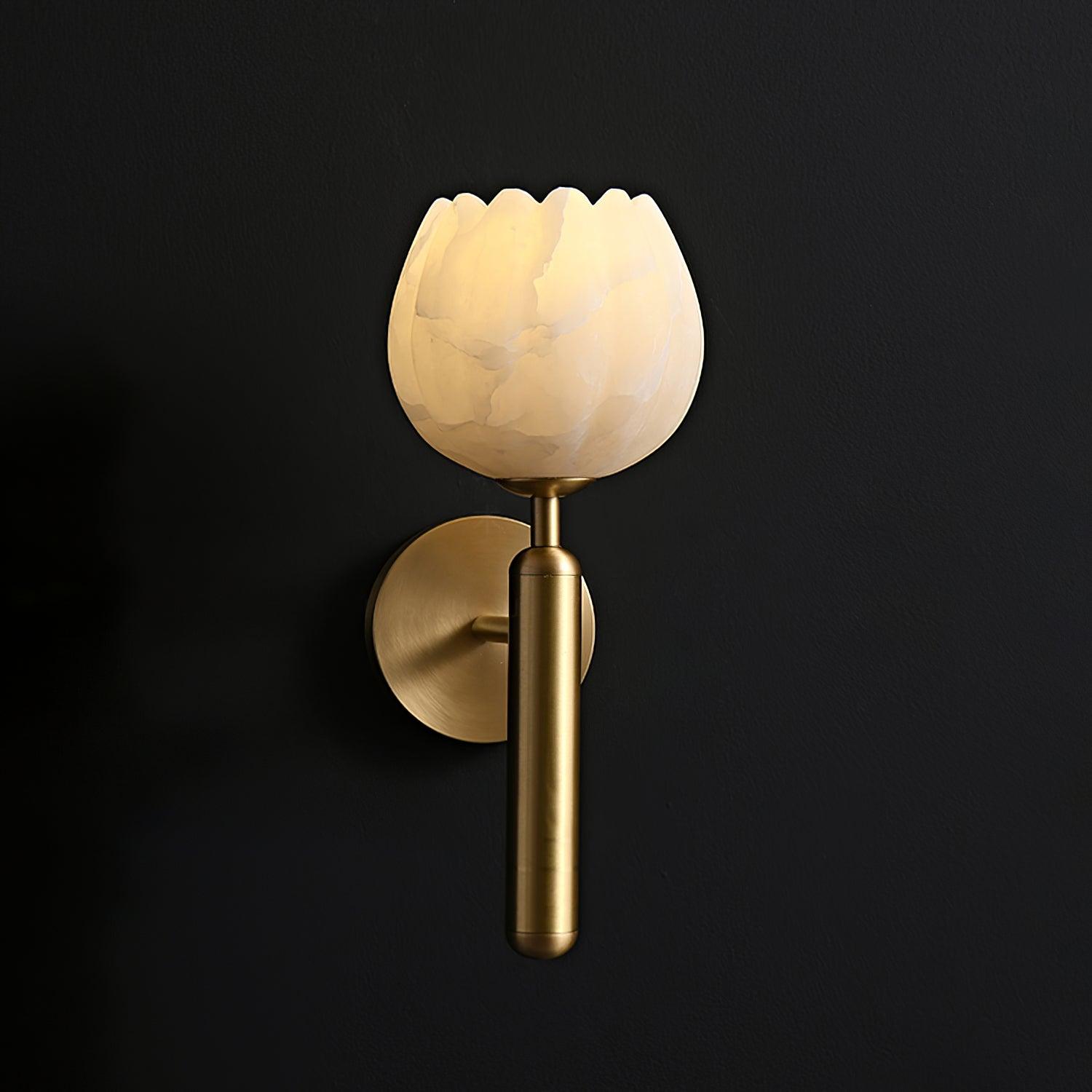 The Alabaster Bloom Wall Light