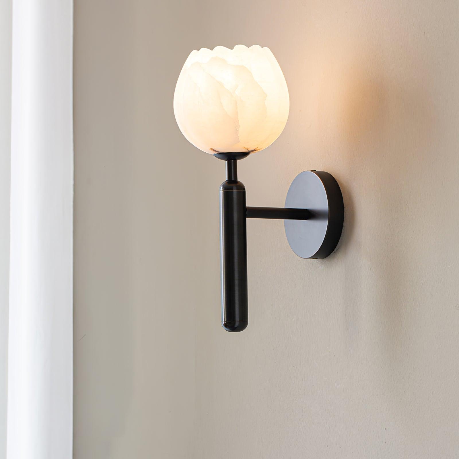 The Alabaster Bloom Wall Light