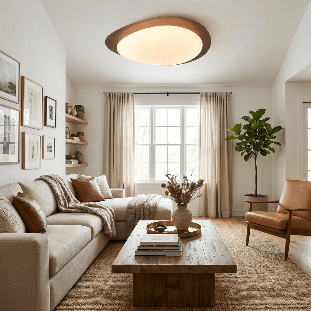 The Soft Pebble Ceiling Light