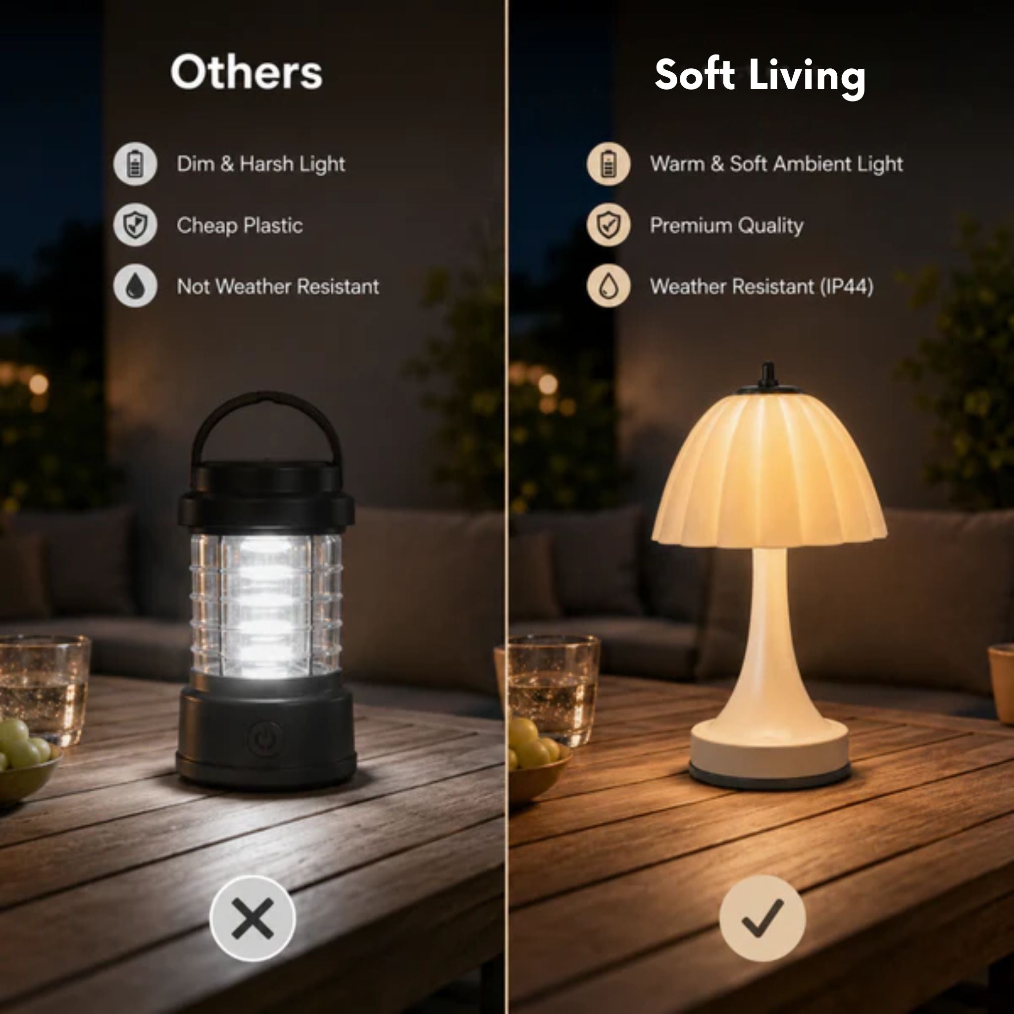 The Outdoor Dinner Cordless Lamp