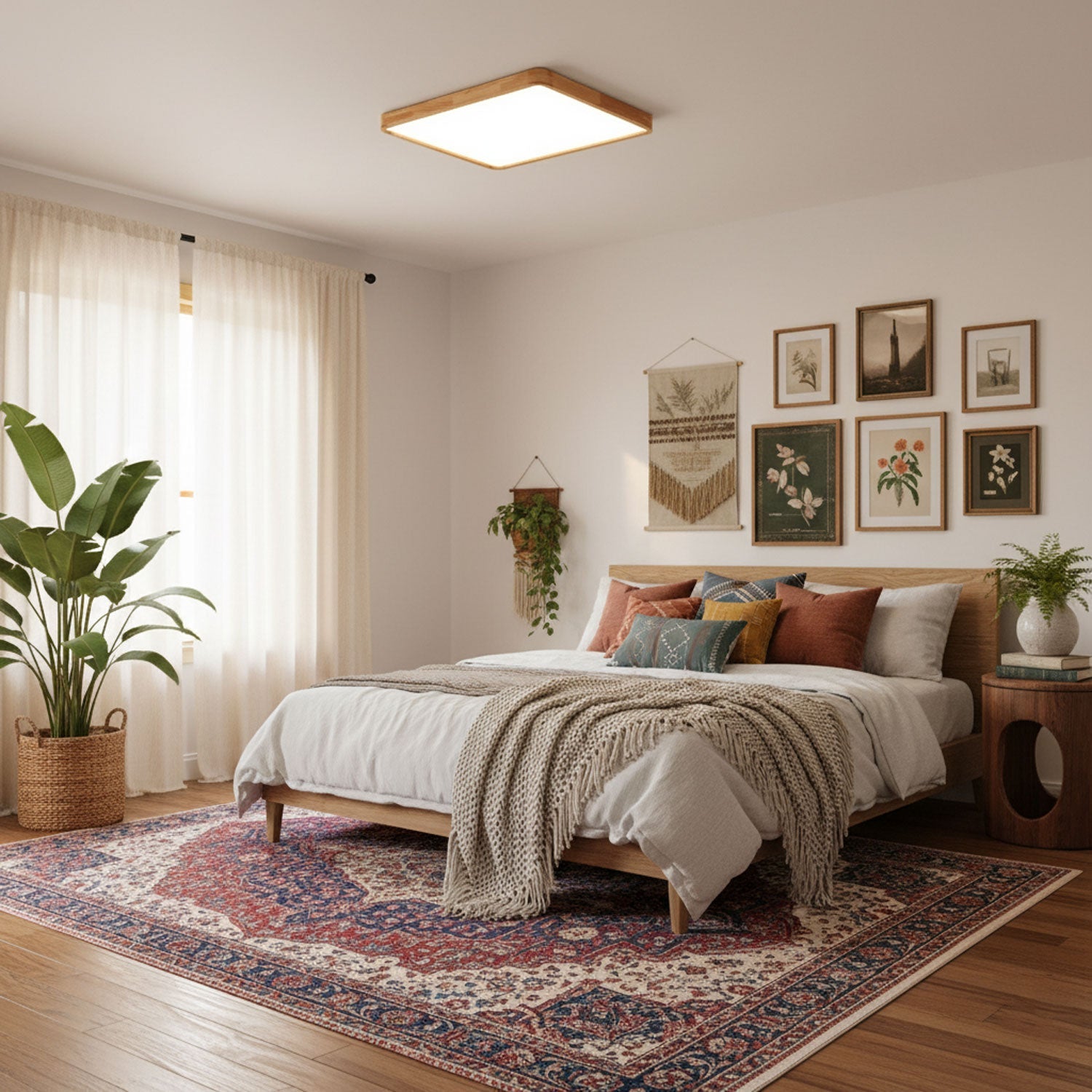 The Warm Geometry Ceiling Light