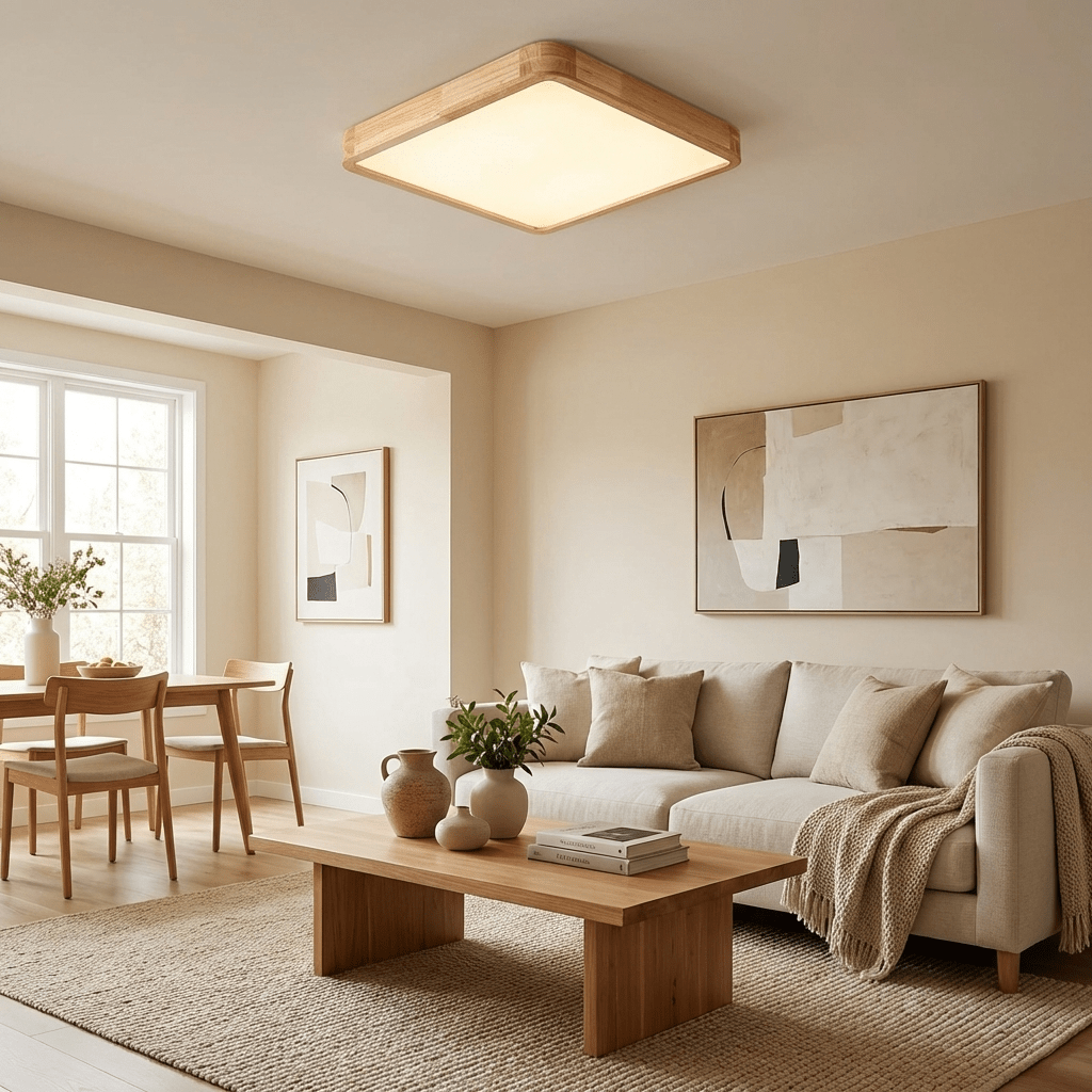 The Warm Geometry Ceiling Light