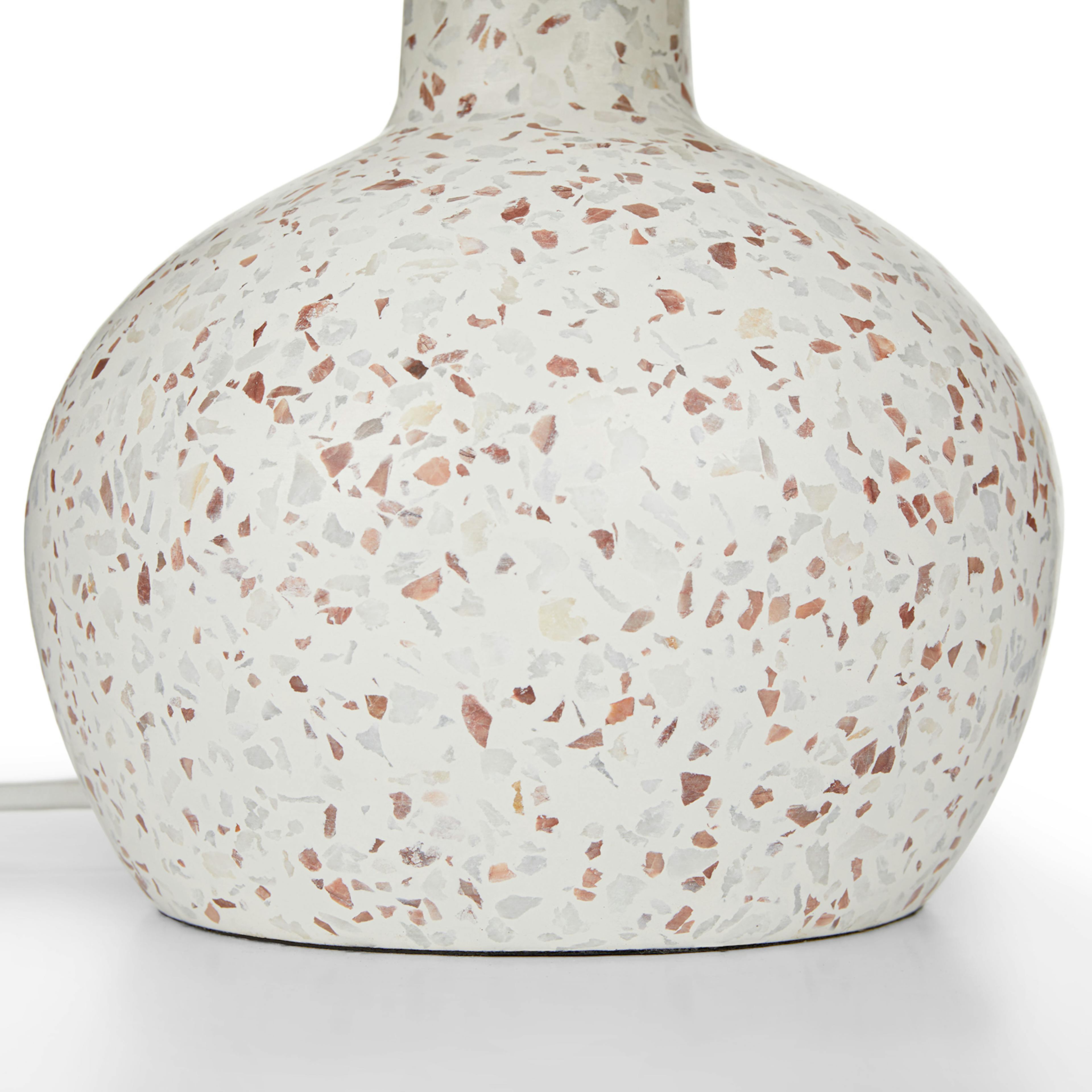 The Sculpted Terrazzo Table Lamp