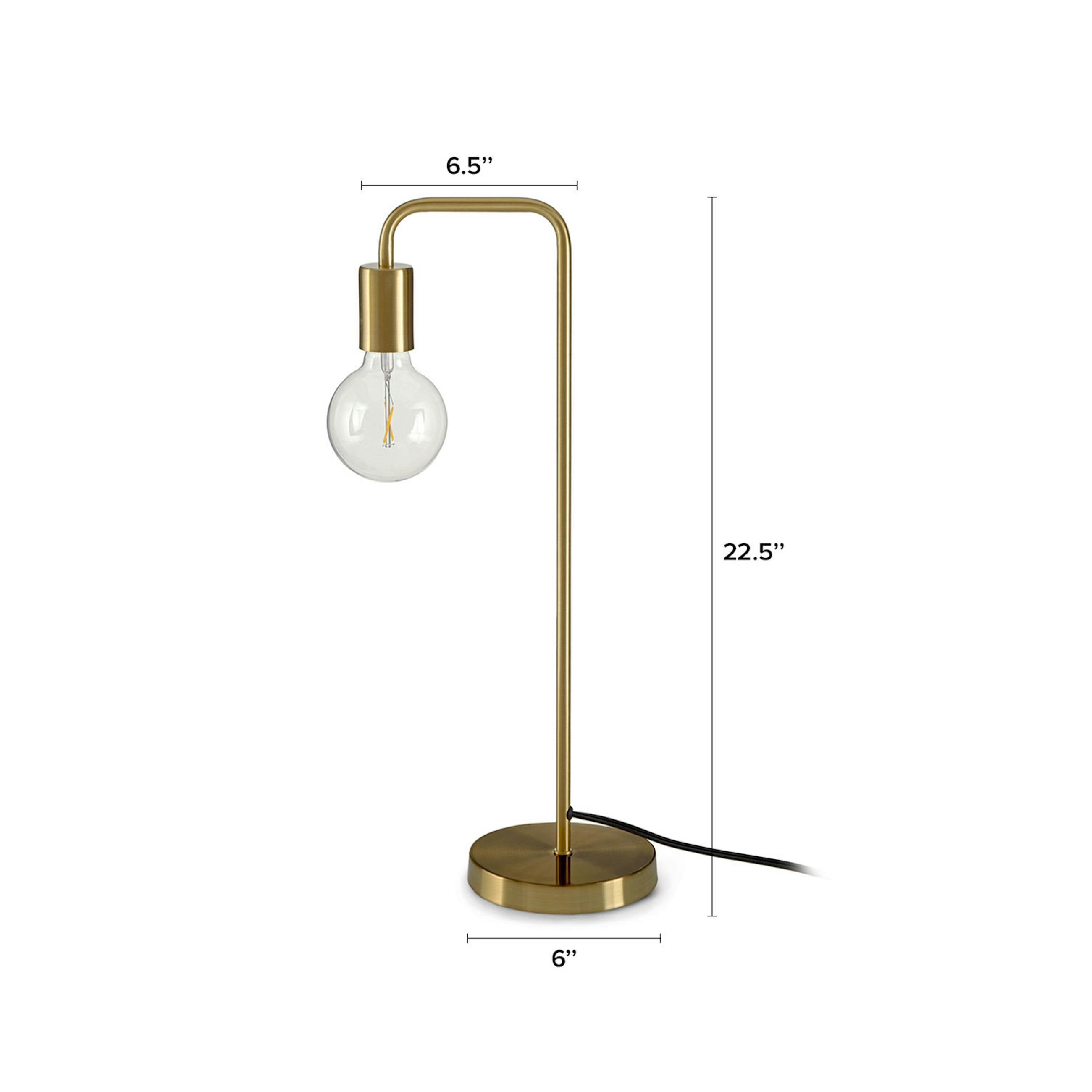 The Warm Glow Brass Lamp