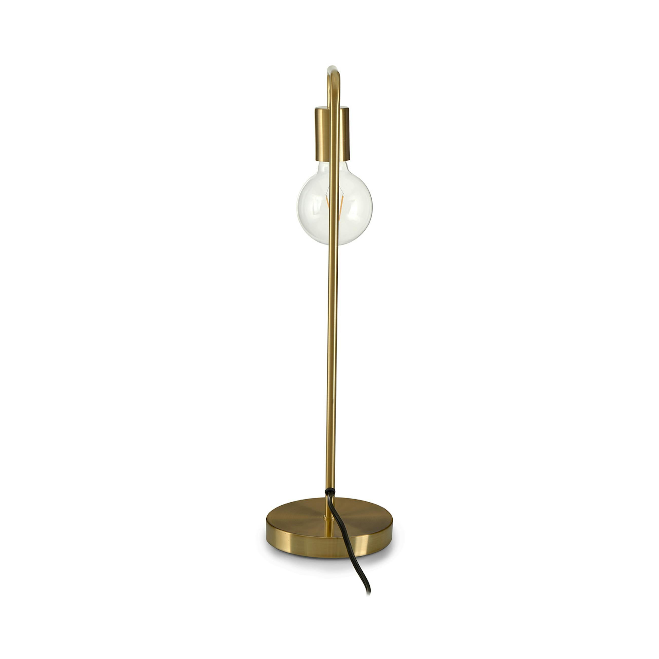 The Warm Glow Brass Lamp