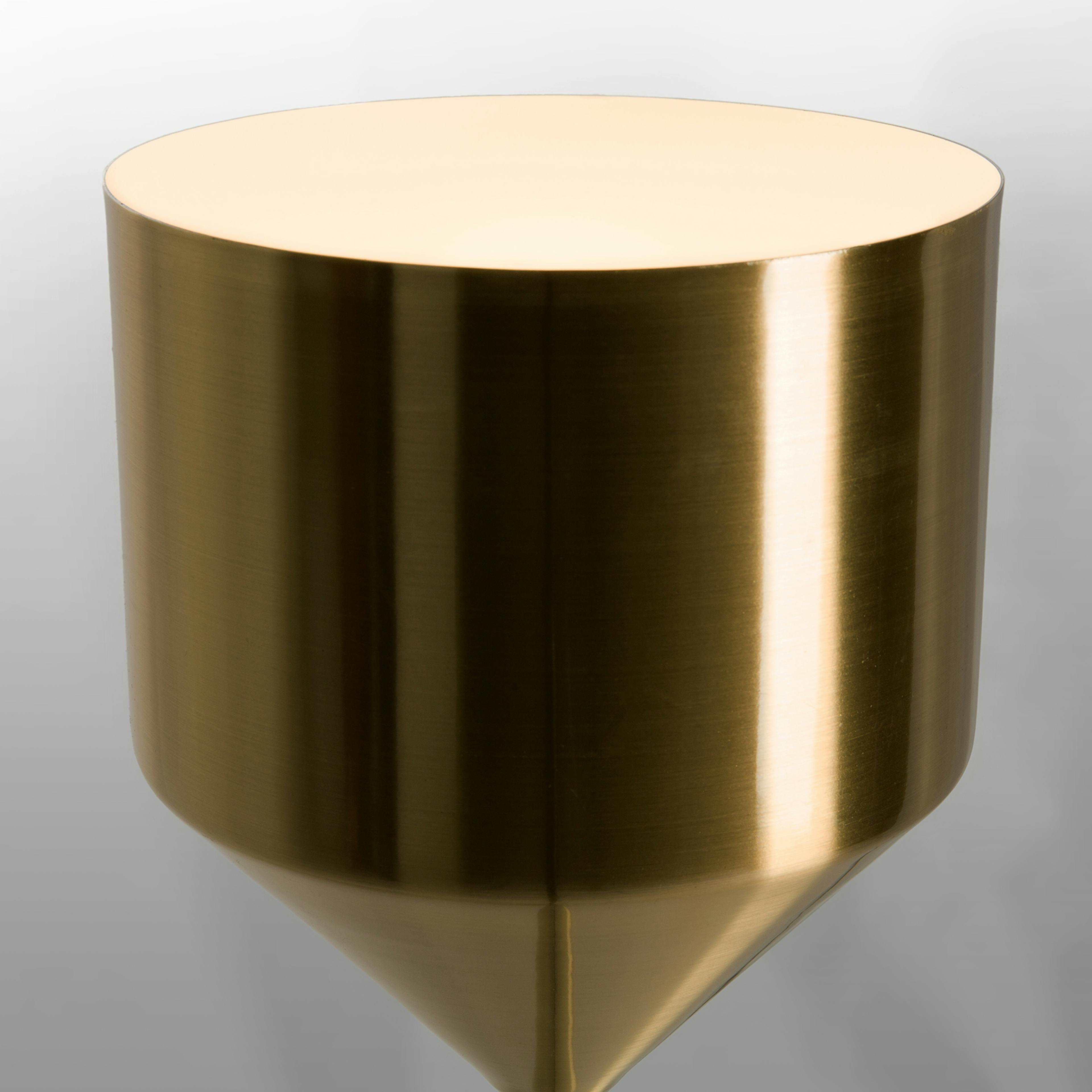 The Corner Glow Brass Floor Lamp