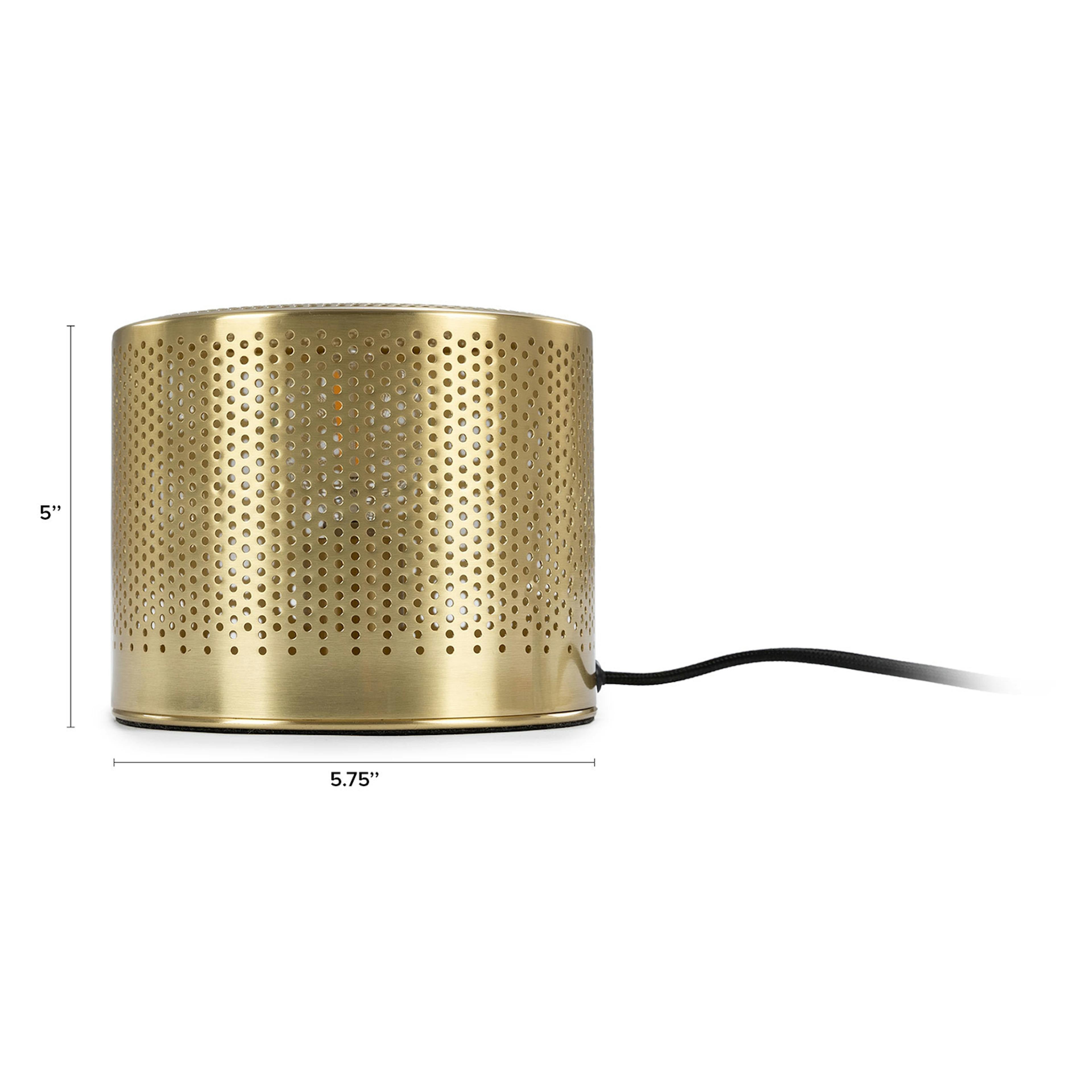 The Corner Glow Brass Floor Lamp