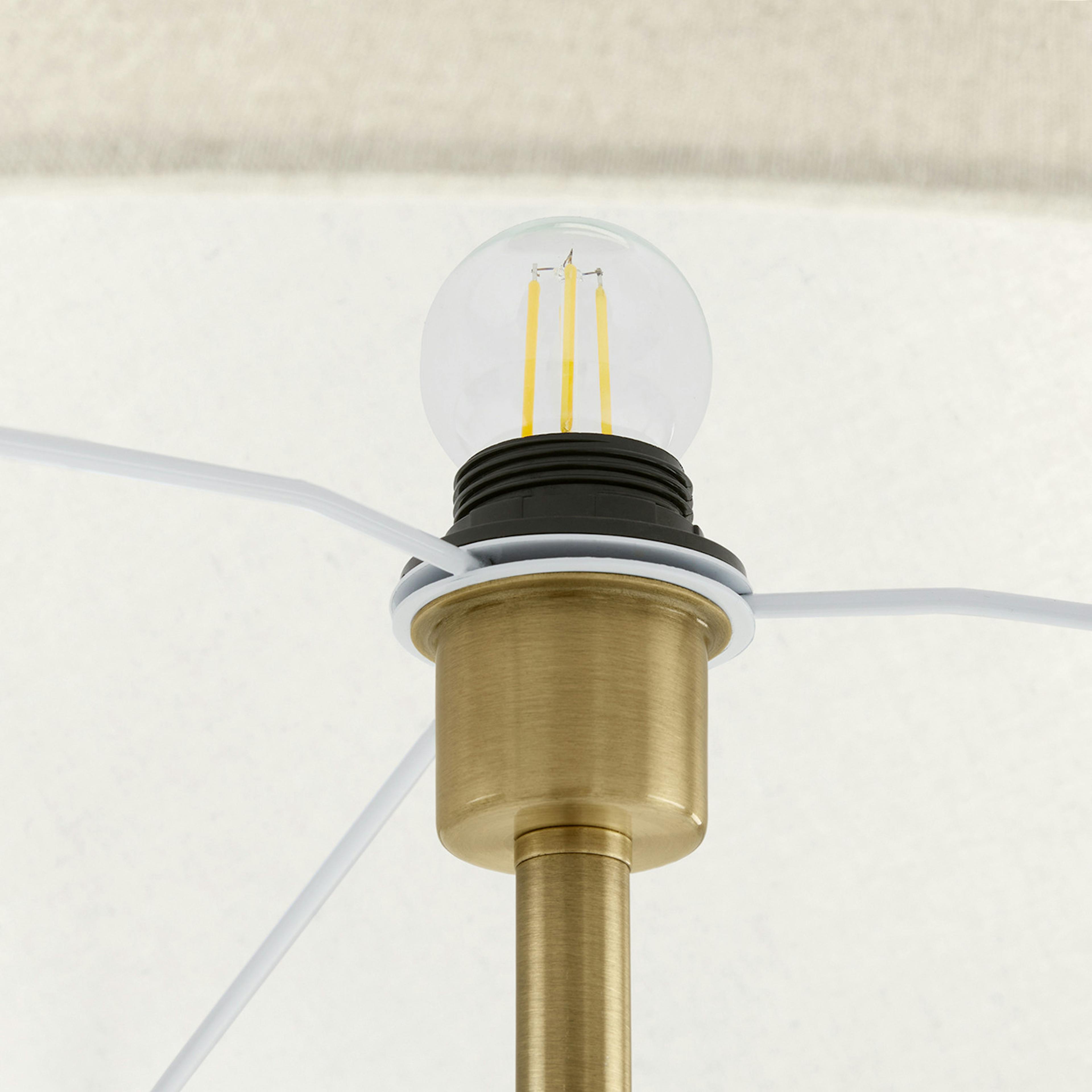 The Warm Glow Brass Table Lamp