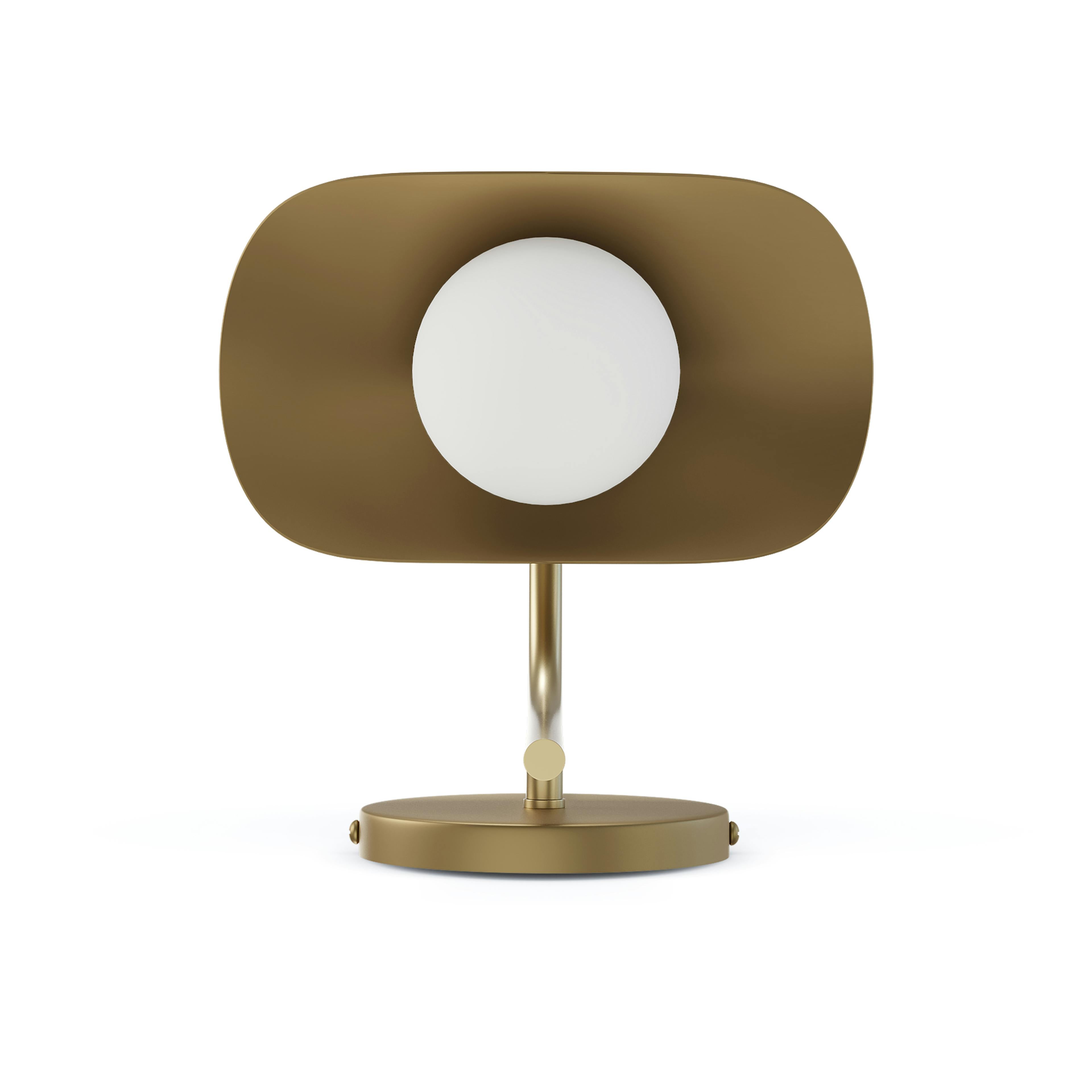 The Warm Glow Brass Sconce