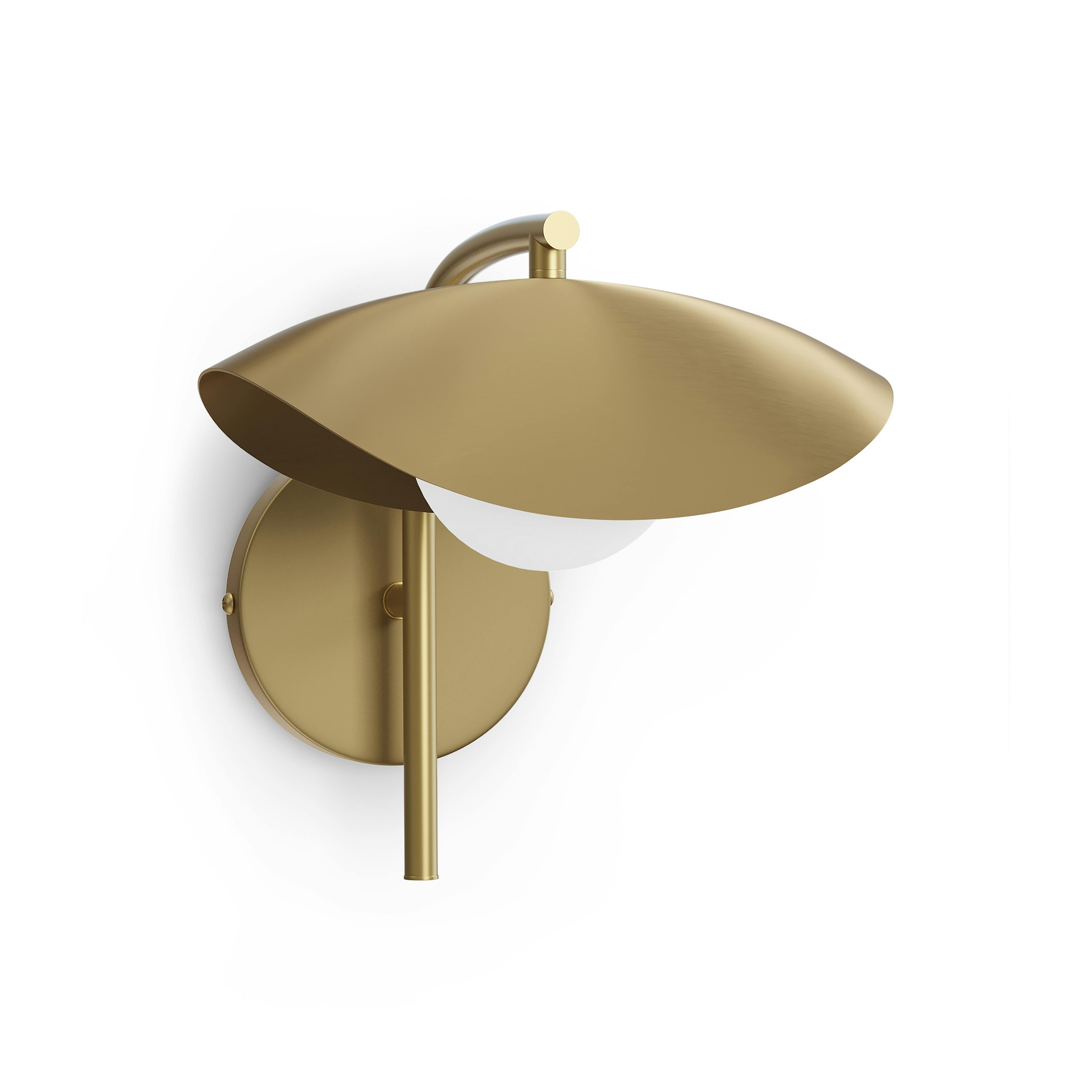 The Warm Glow Brass Sconce Set