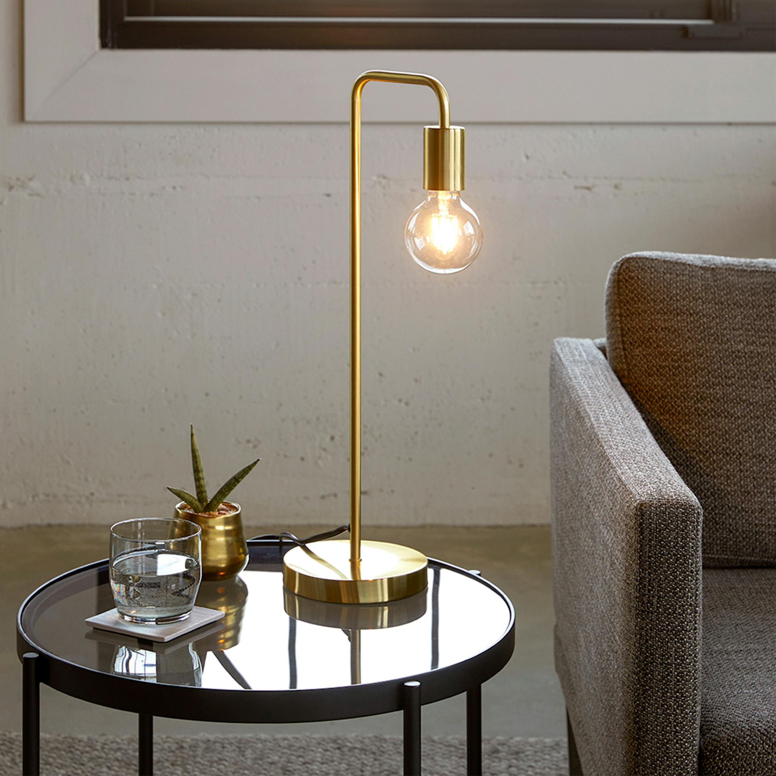 The Warm Glow Brass Lamp