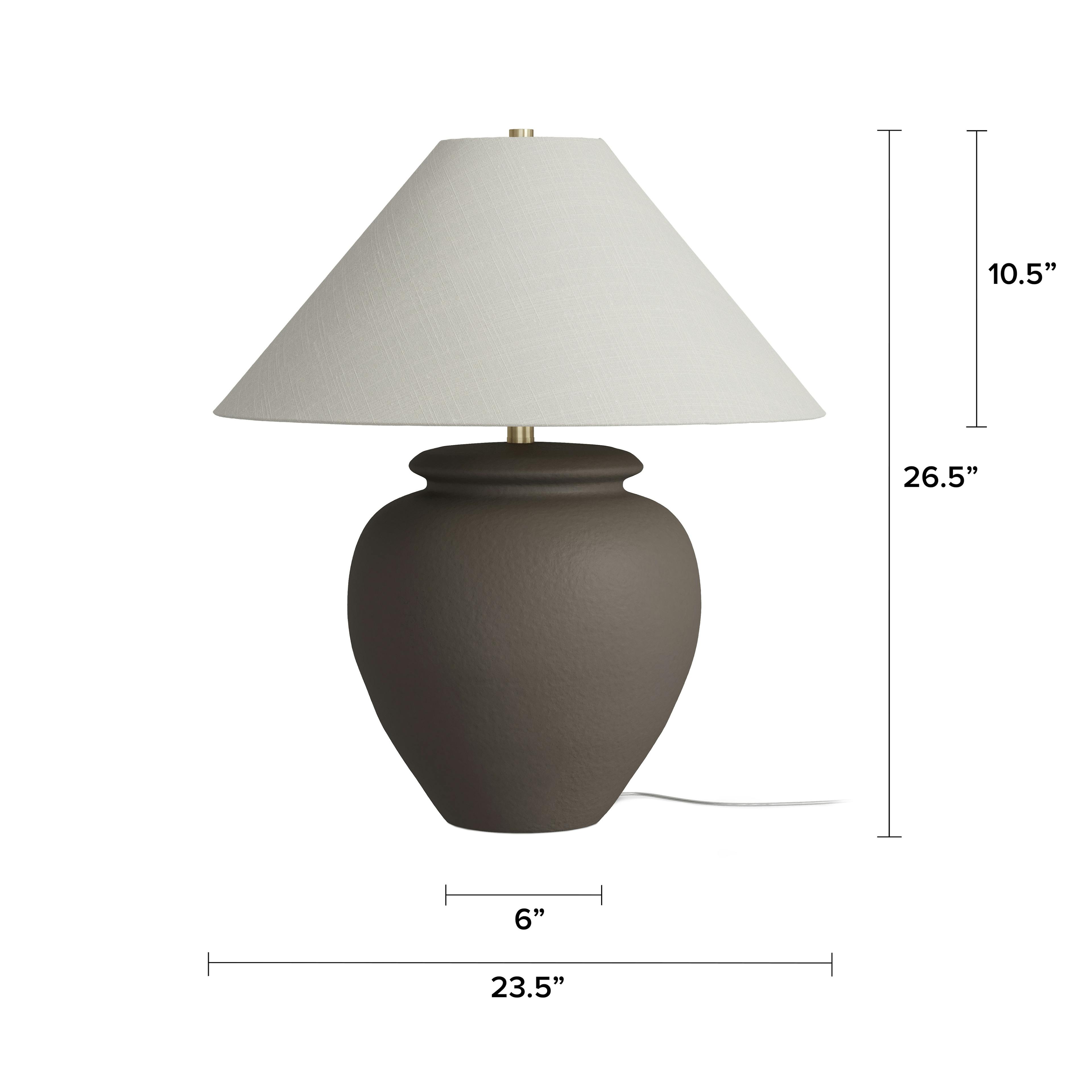 The Grounded Ceramic Table Lamp