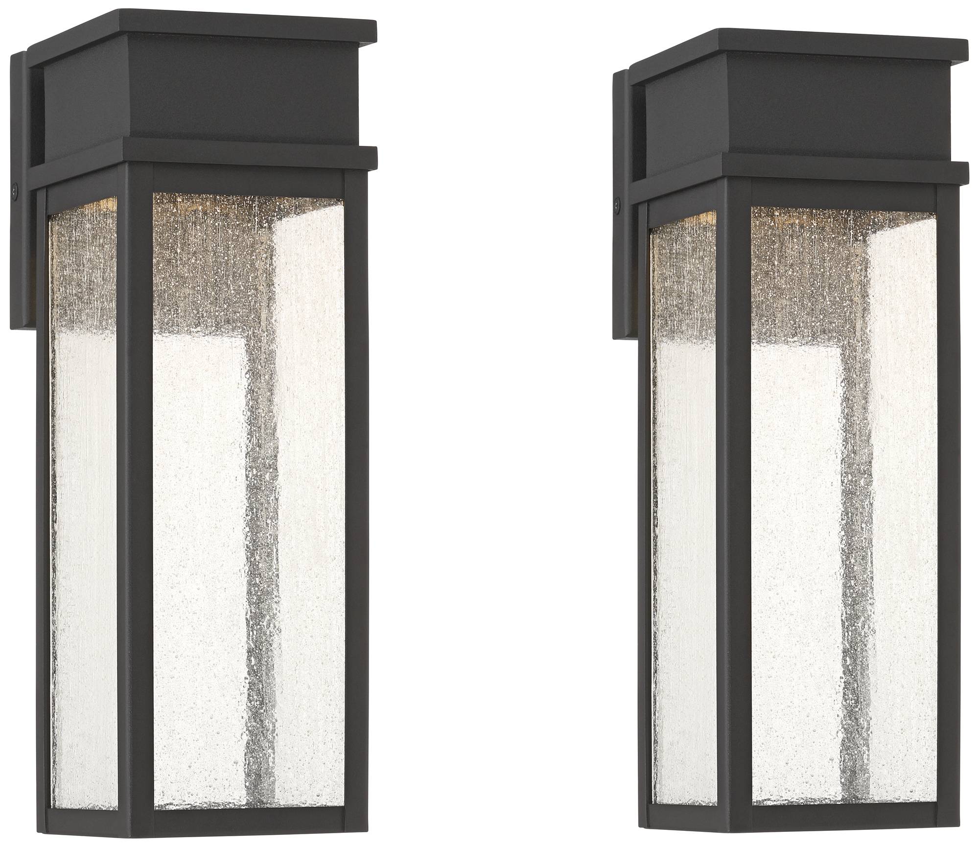 The Finished Exterior Outdoor Light Set