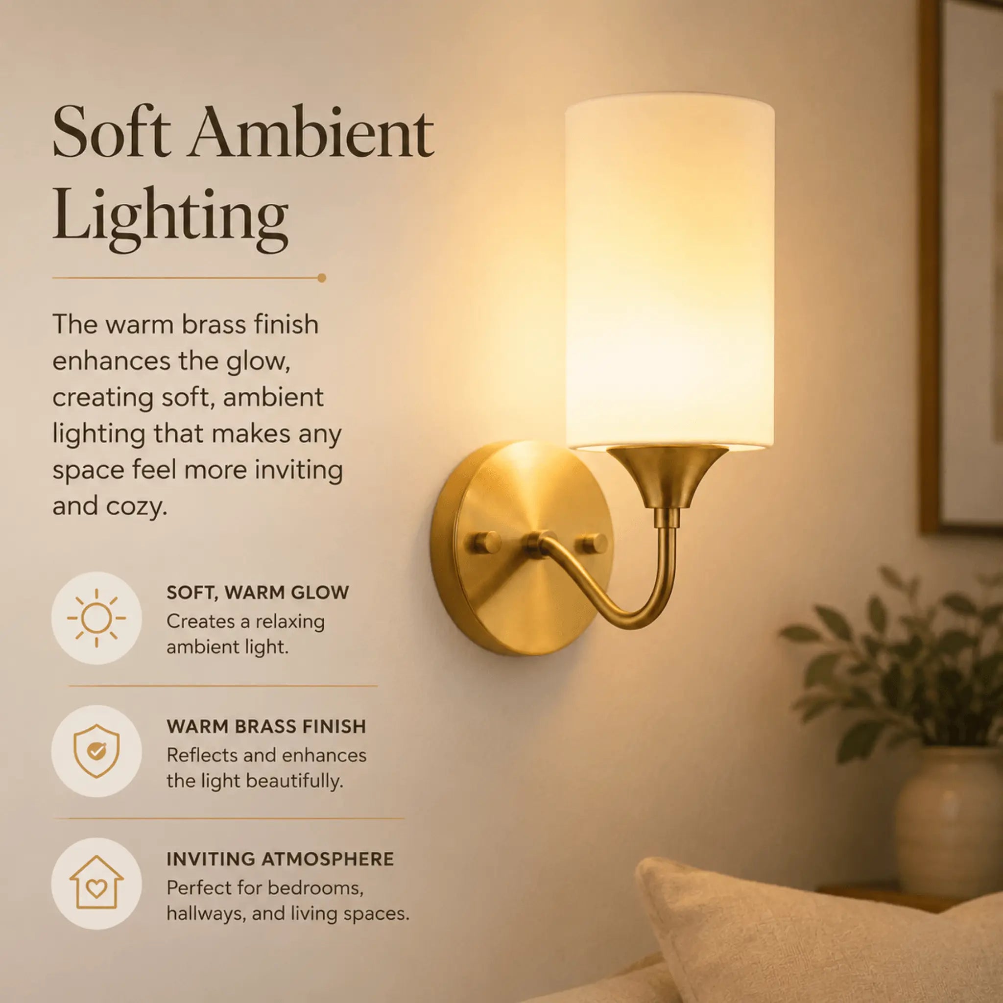 The Mayfair Brass Wall Sconce