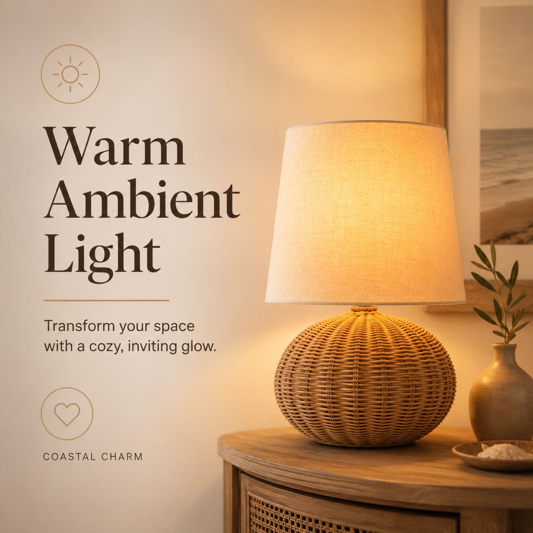 The Coastal Weave Lamp