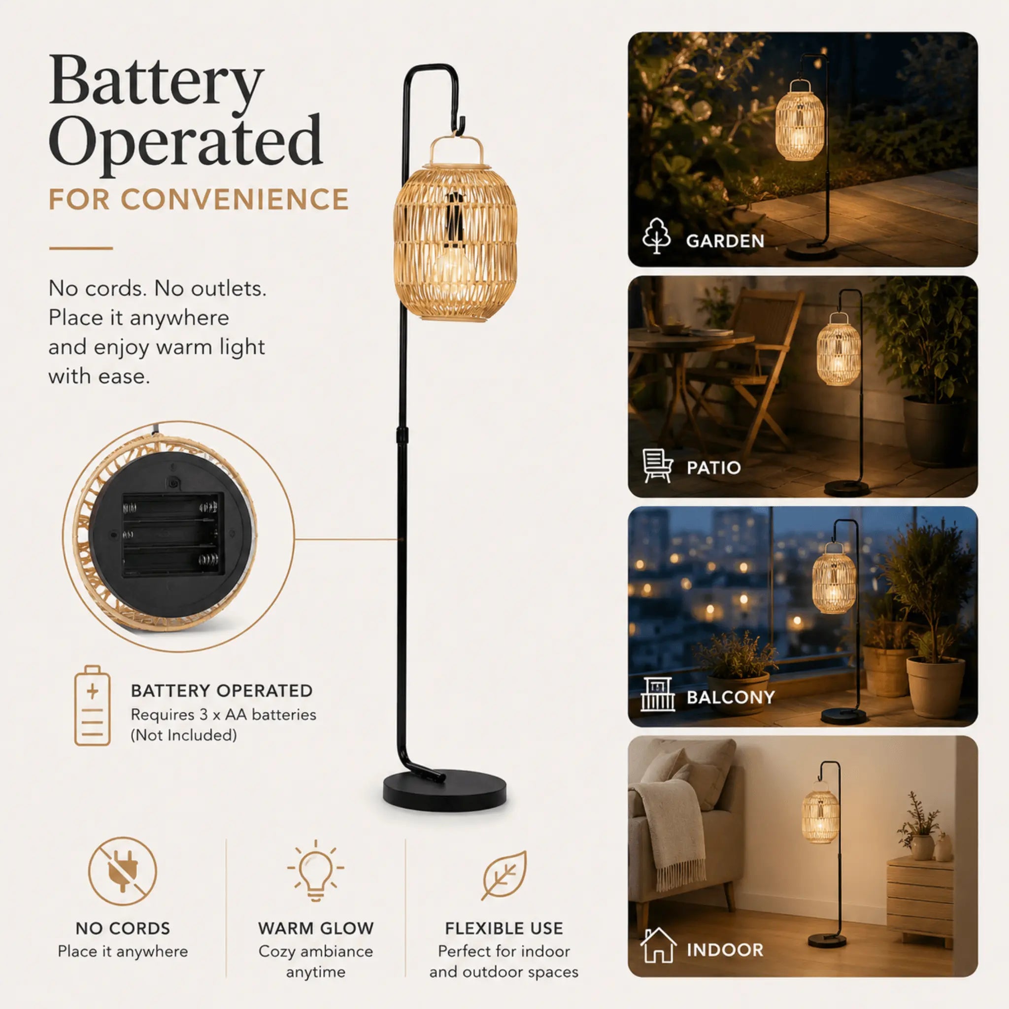 The Cordless Patio Lantern