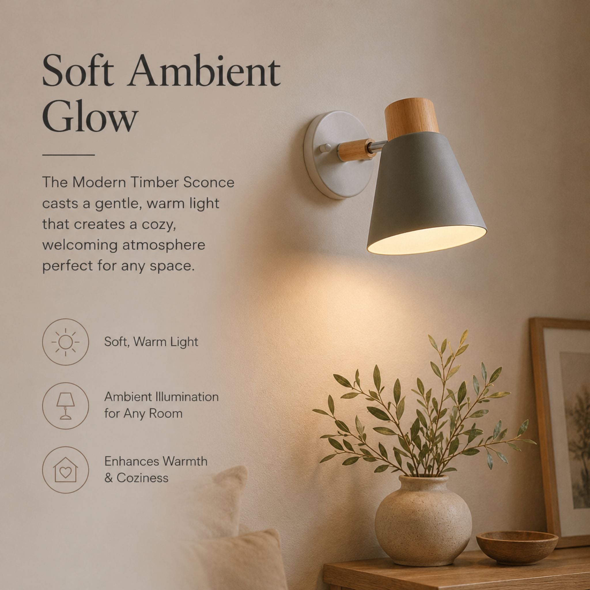 The Modern Timber Sconce