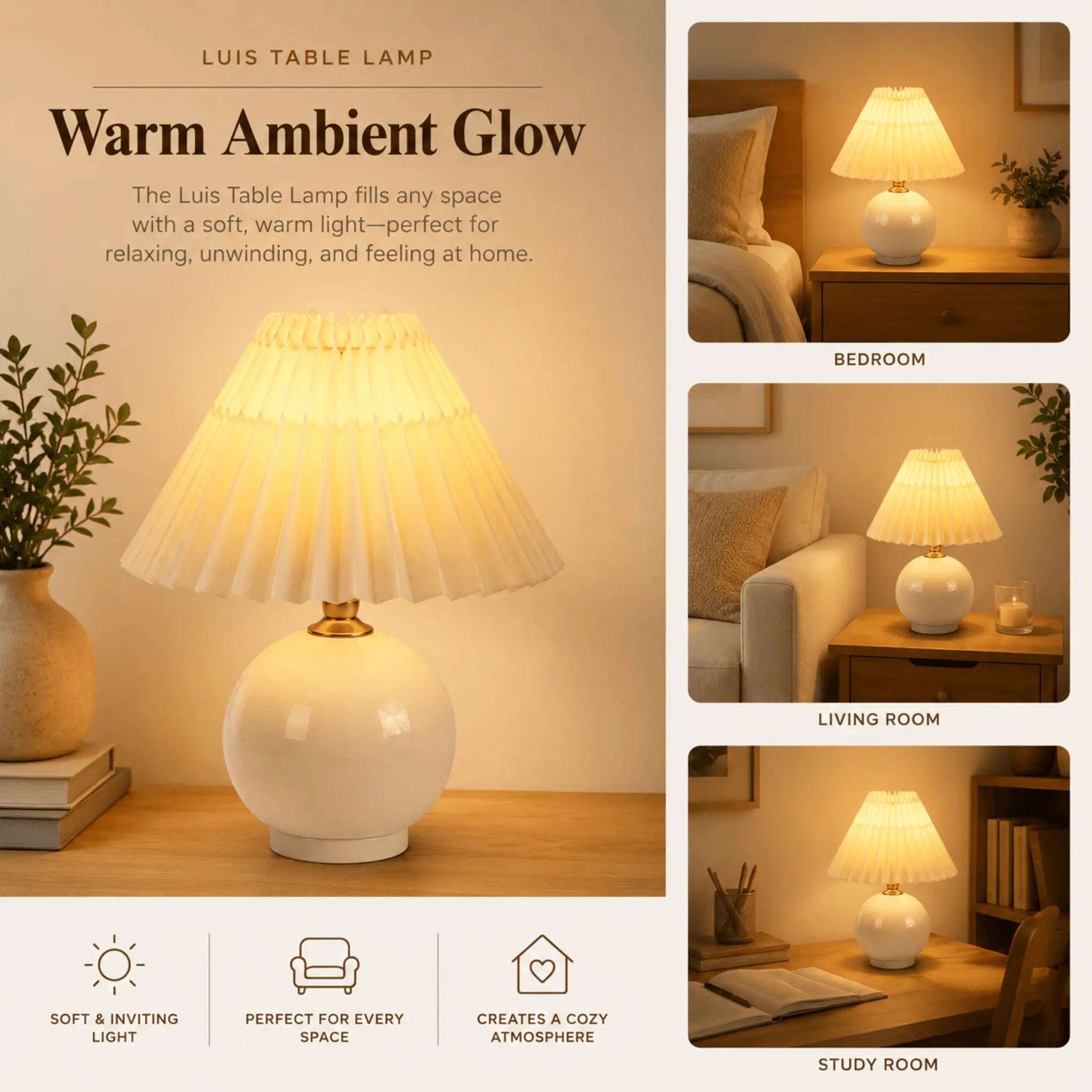 The Petal Shade Table Lamp