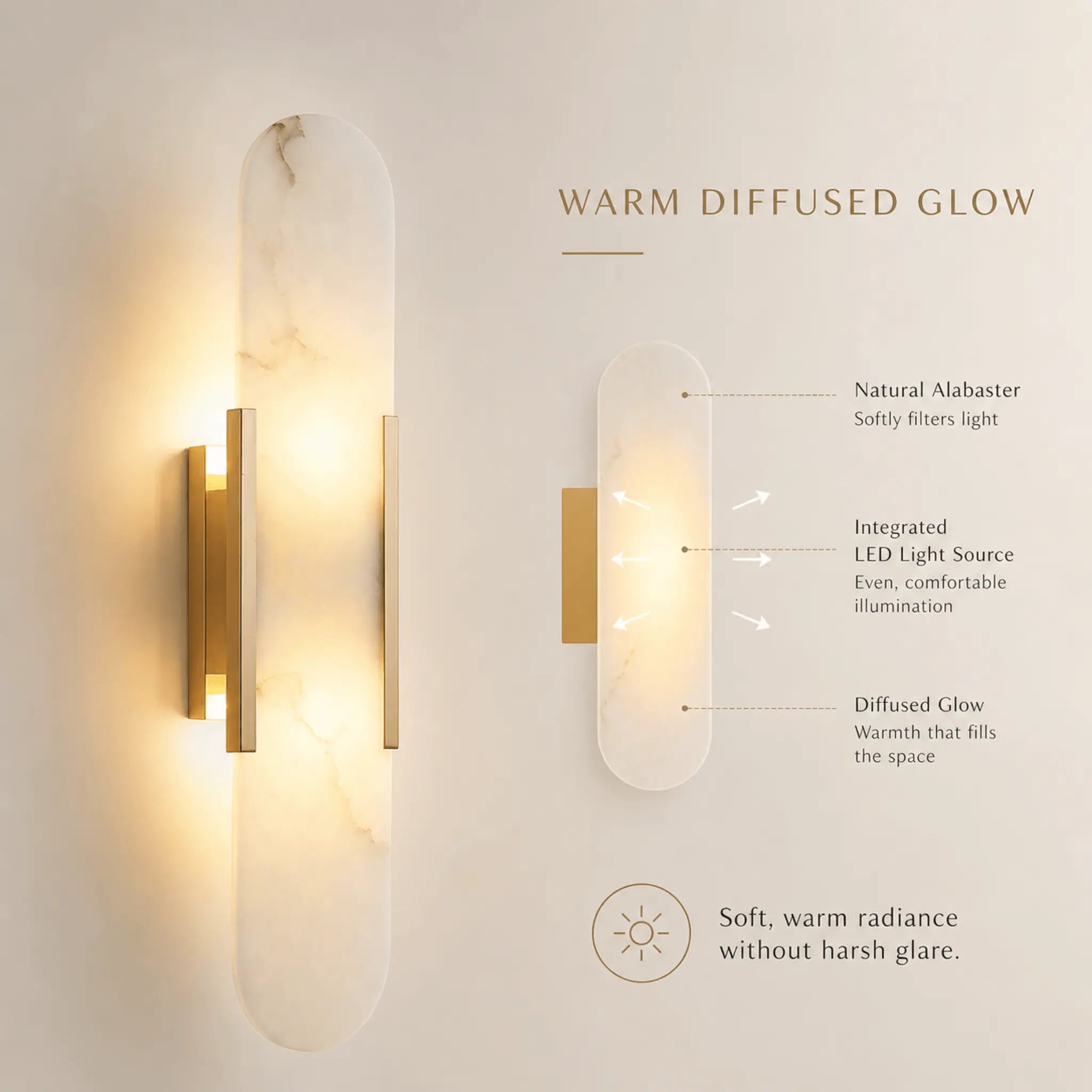 The Soft Stone Wall Light