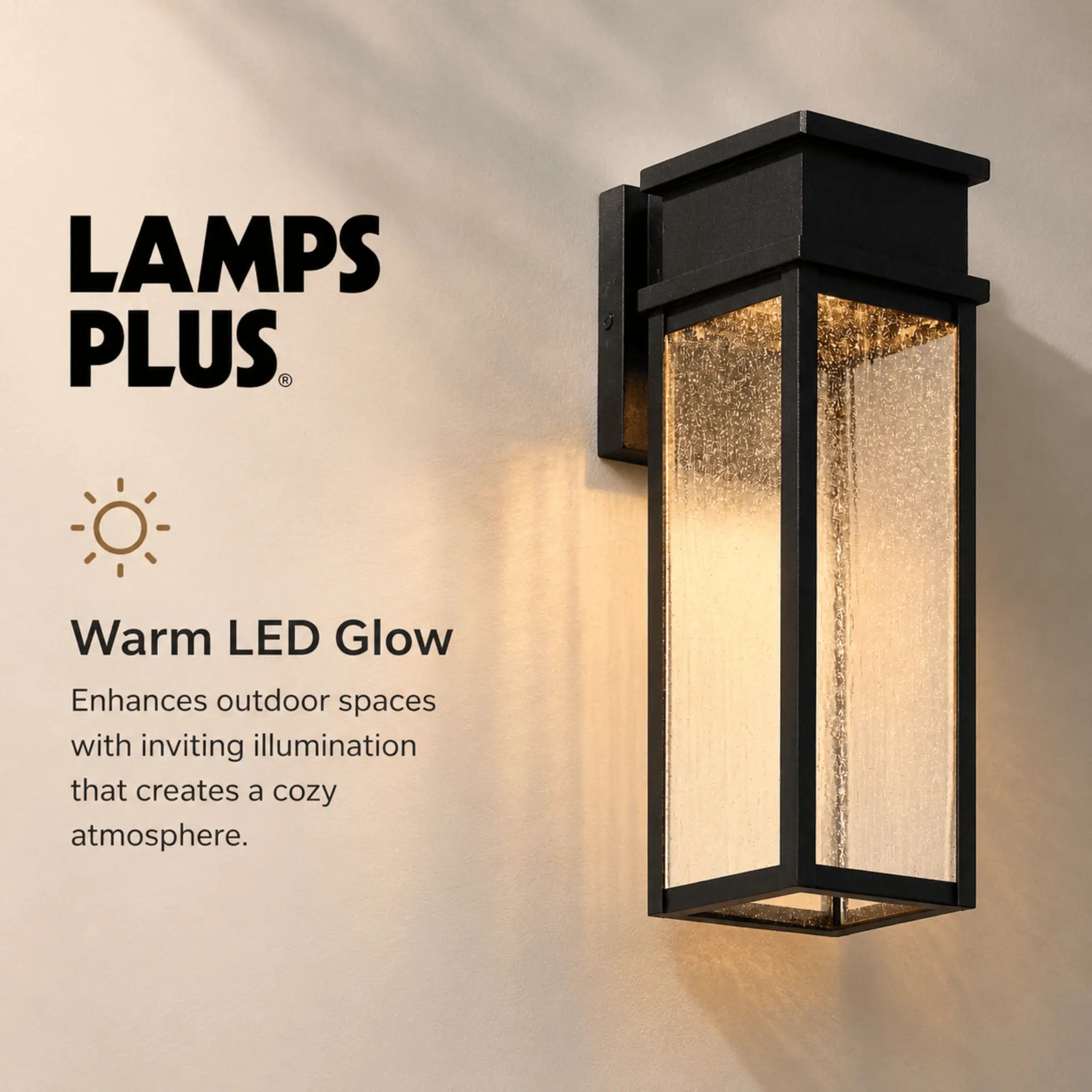 The Finished Exterior Outdoor Light Set