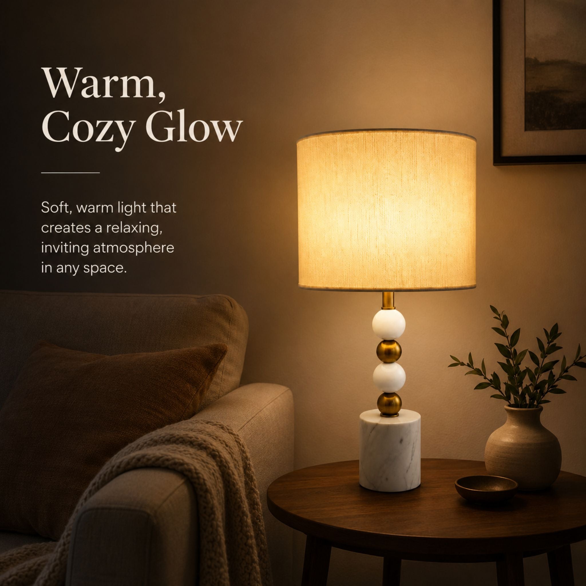 The Modern Marble Table Lamp