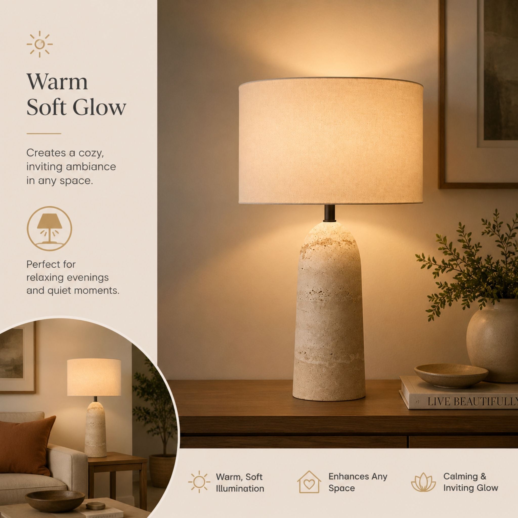 The Driftstone Table Lamp